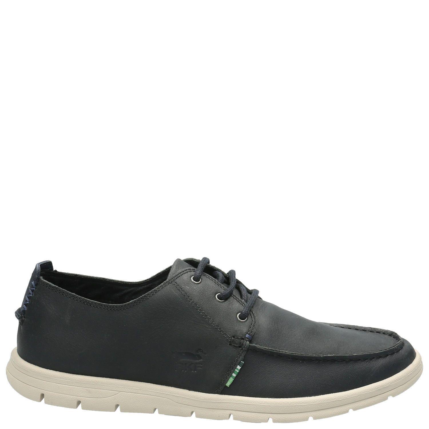 Zapato Cuero Hombre Adam Azul Marino-0