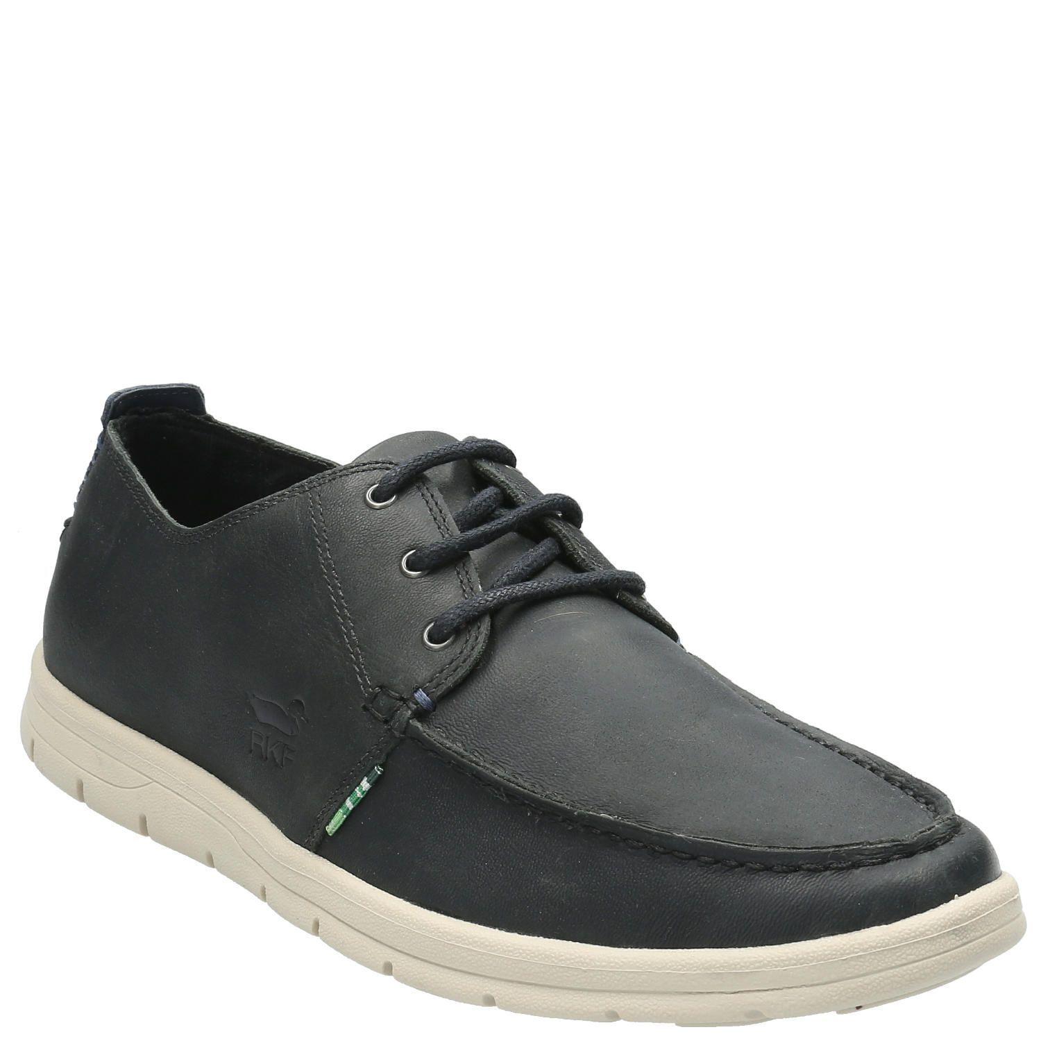 Zapato Cuero Hombre Adam Azul Marino-1
