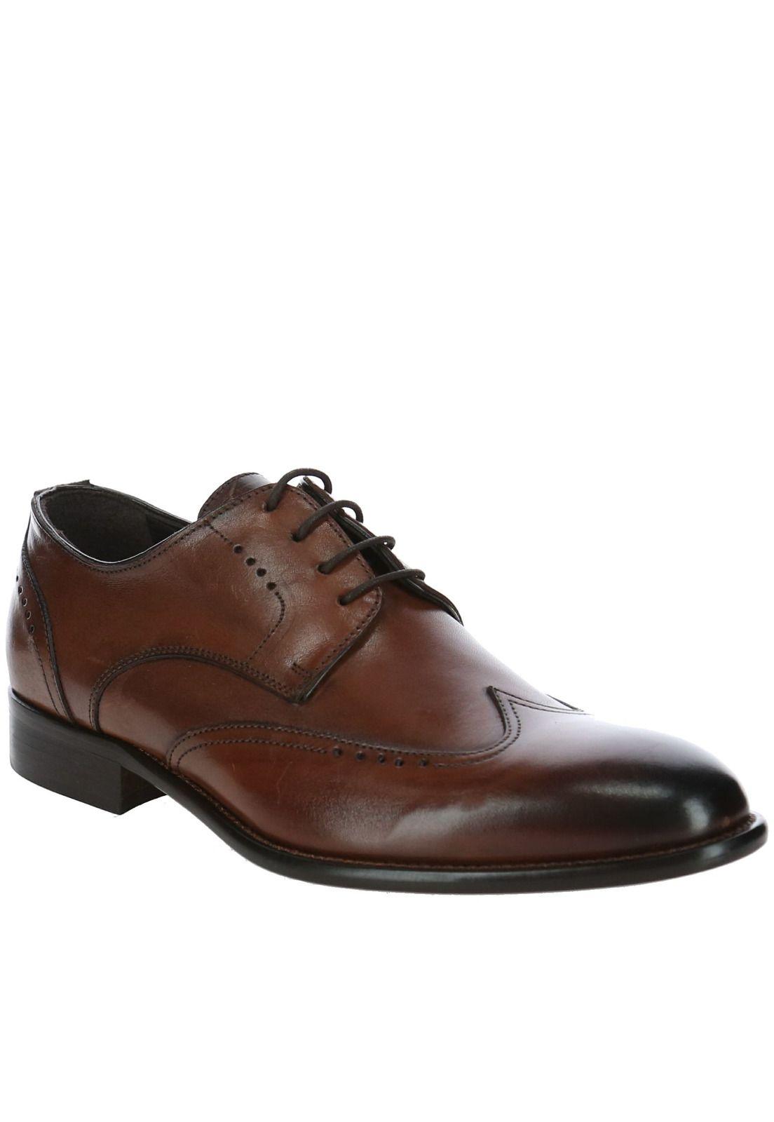 Zapato Cuero Vasco Café-1