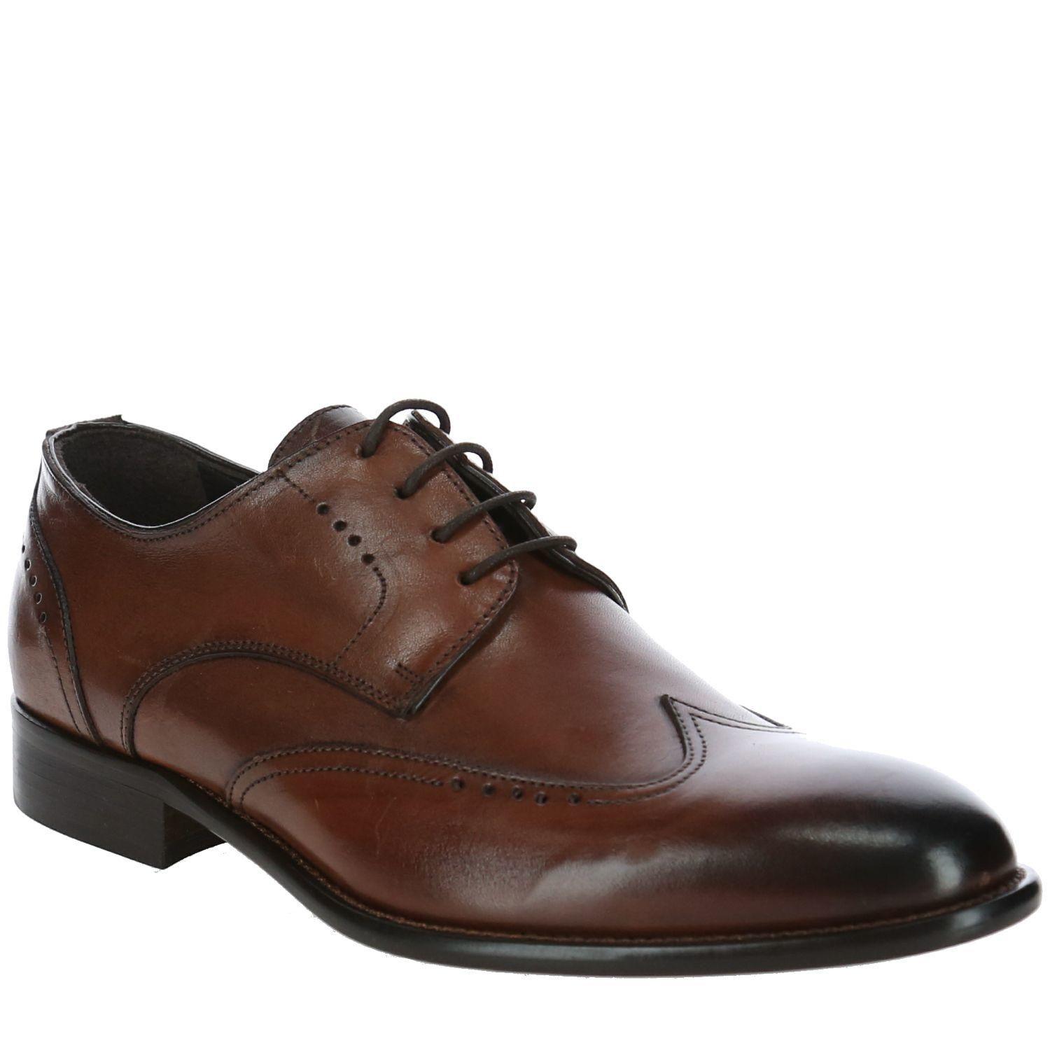 Zapato Cuero Vasco Café-1