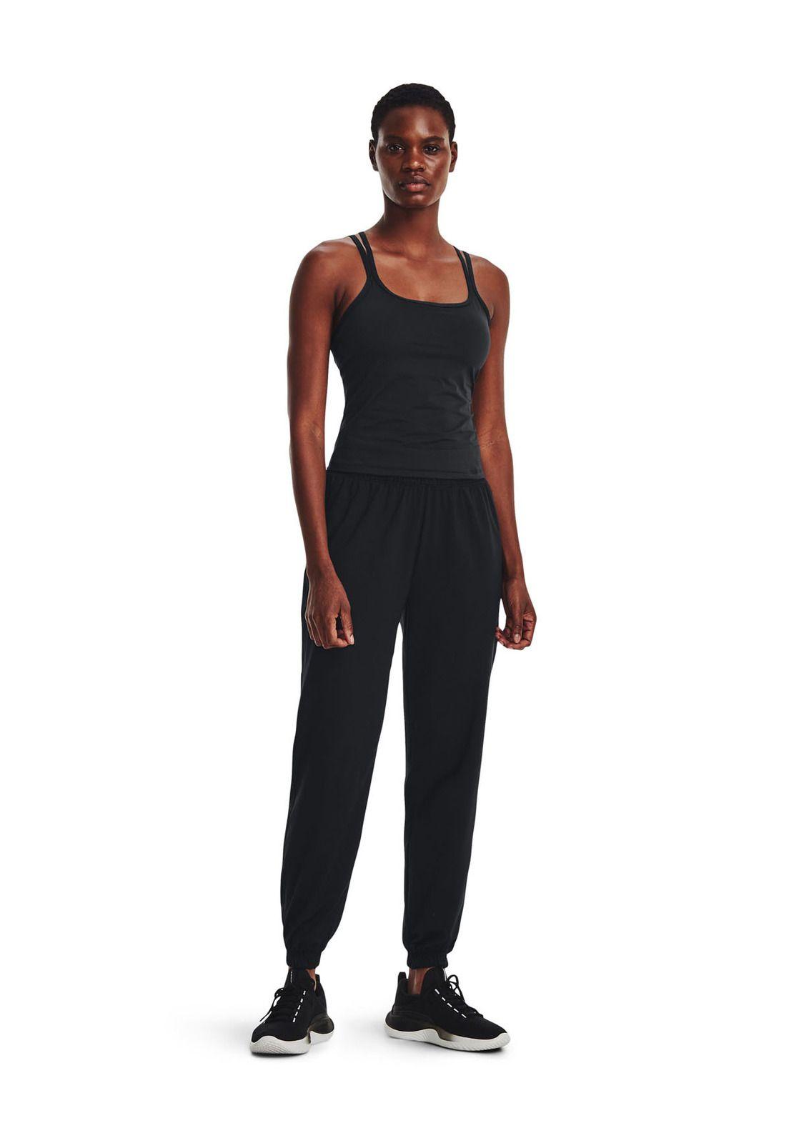 Polera sin mangas Meridian mujer Negro-5