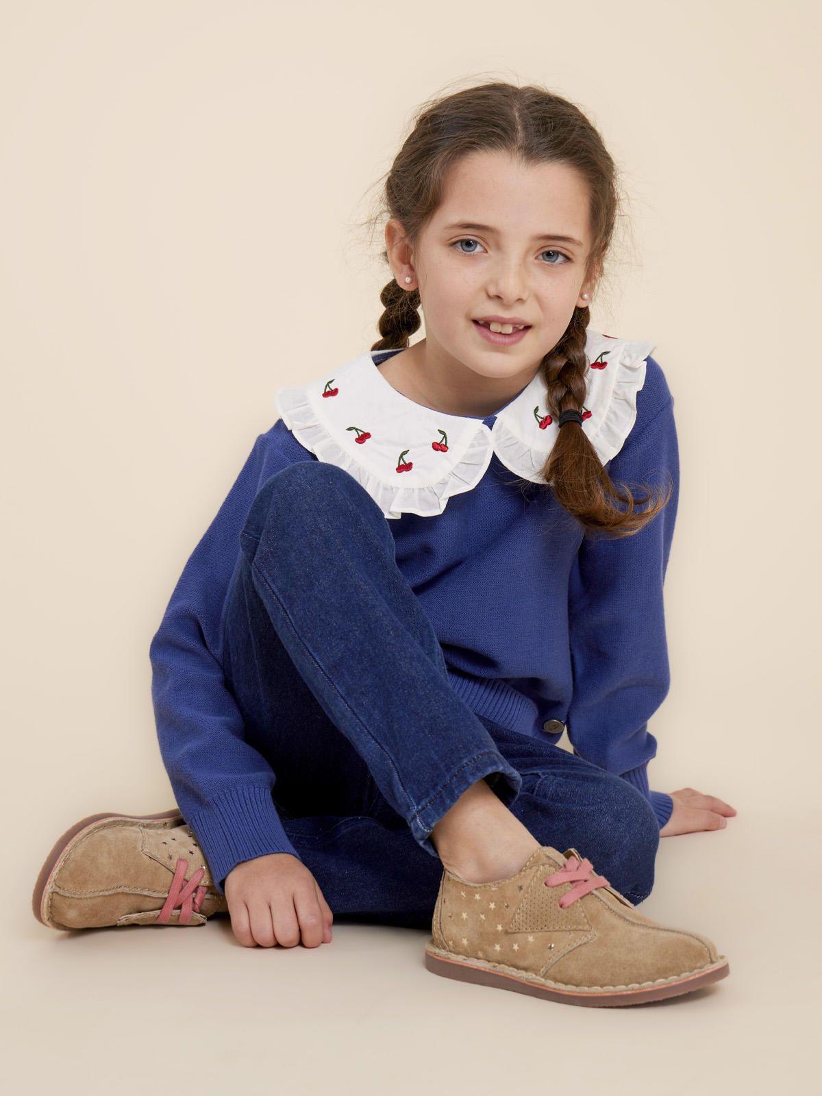 Zapato Cuero Beige Niña Lynton  (30-35)-3