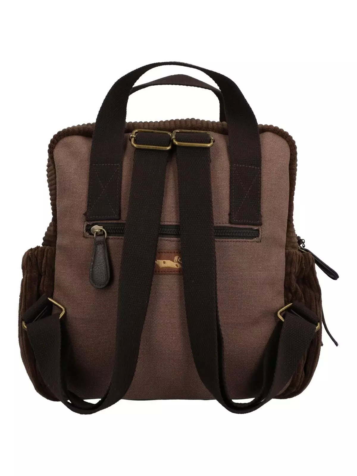 Mochila Textil Mujer Kawes Back Café-2