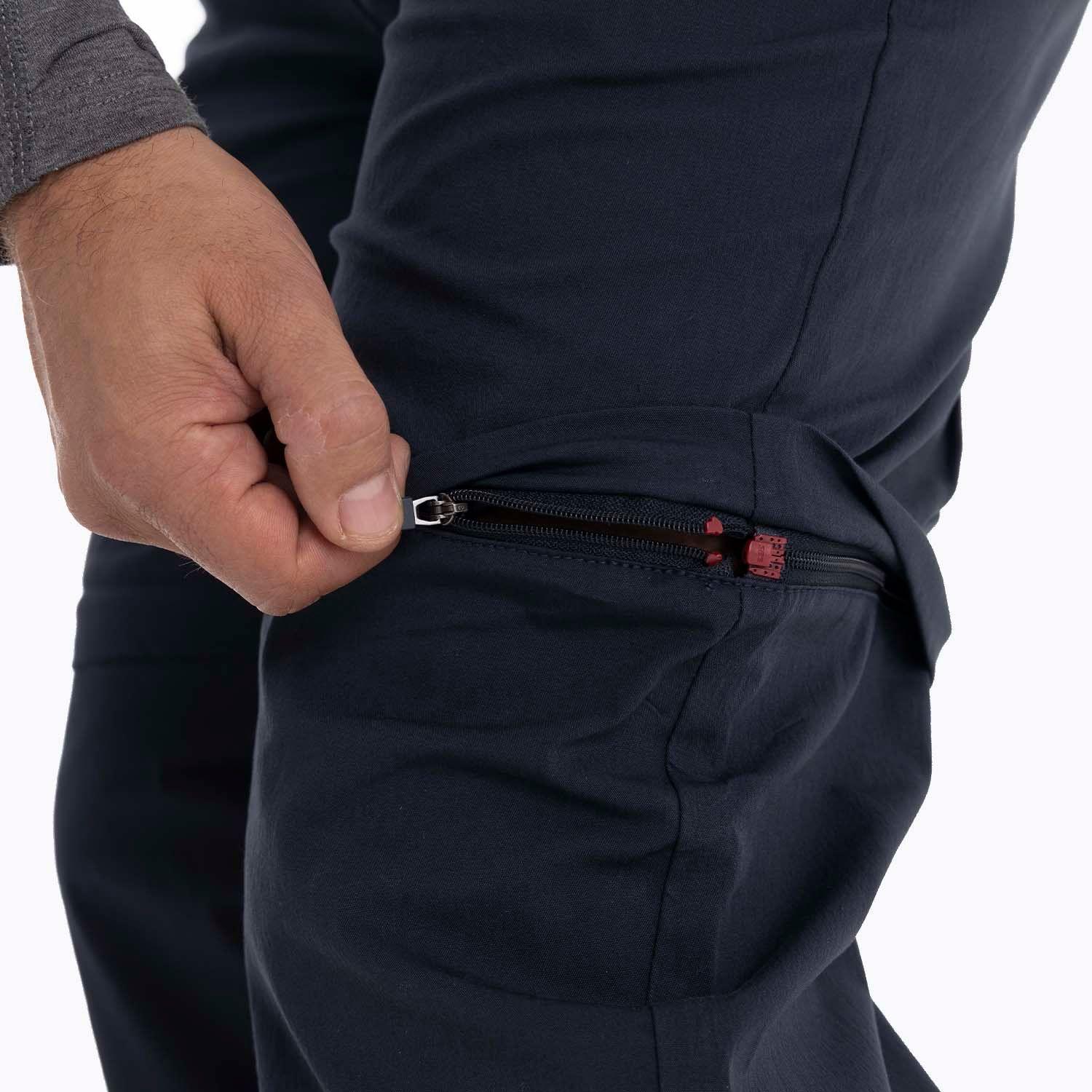 Pantalon Hombre Sacrament Azul marino Merrell.-3