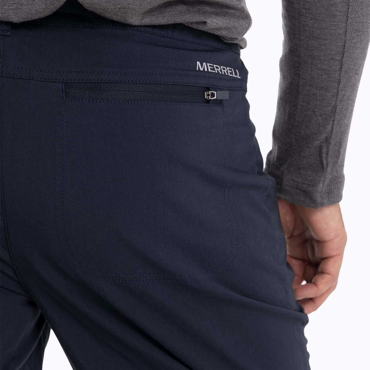 Pantalon Hombre Sacrament Azul marino Merrell.-5