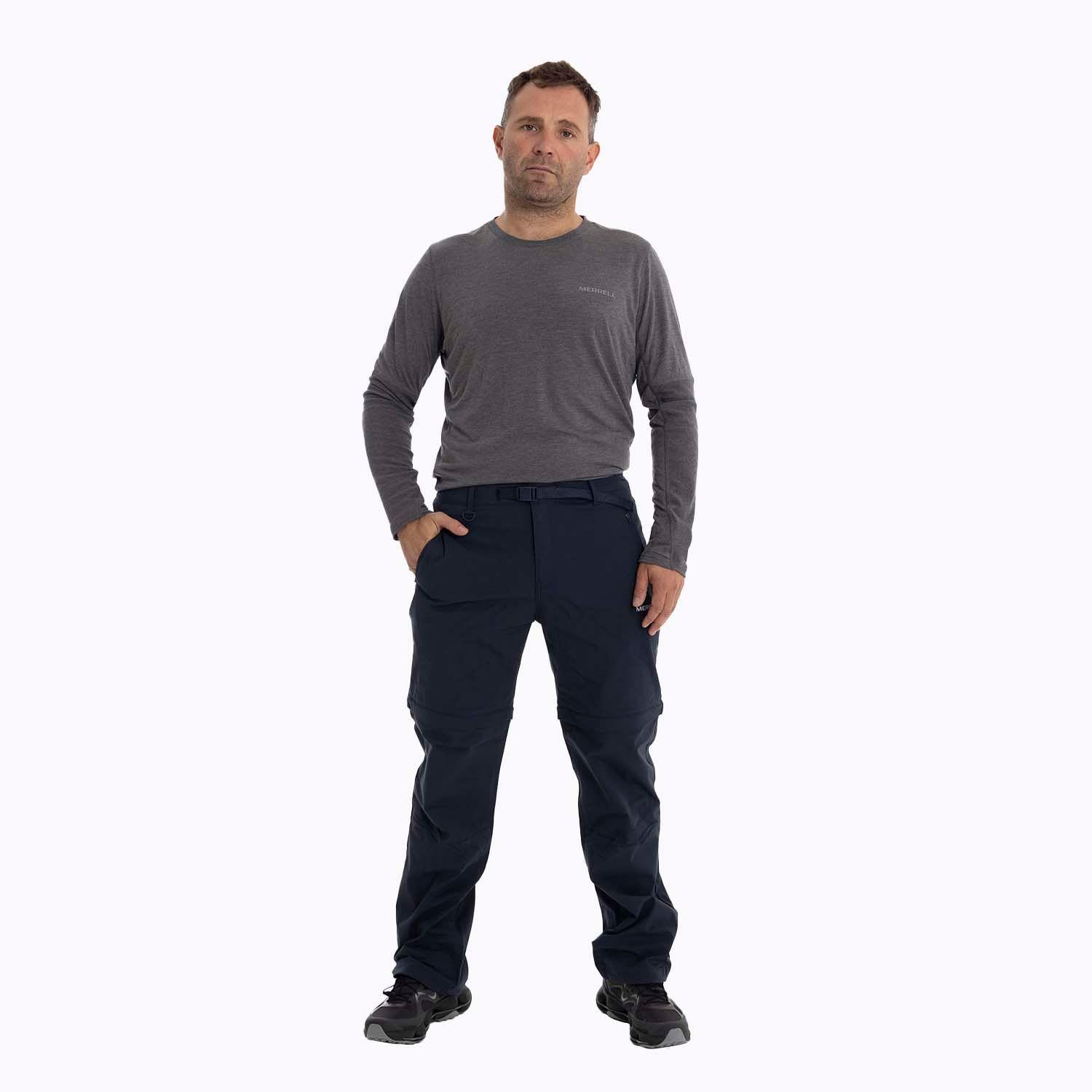 Pantalon Hombre Sacrament Azul marino Merrell.-9