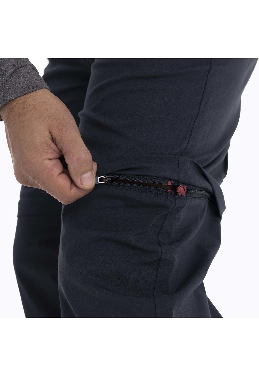 Pantalon Hombre Sacrament Azul marino Merrell.-3