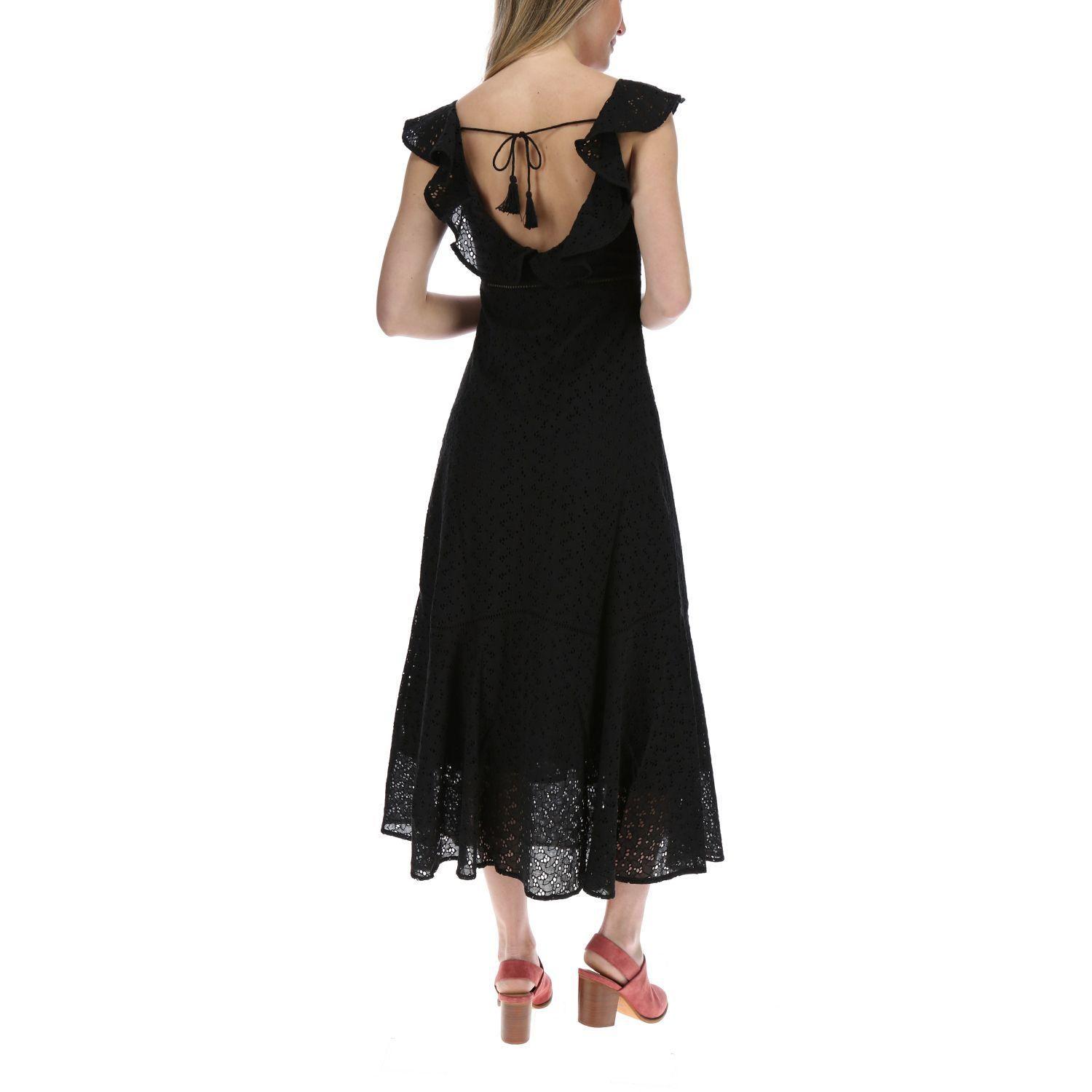 Vestido Largo Mujer Minka Negro-2