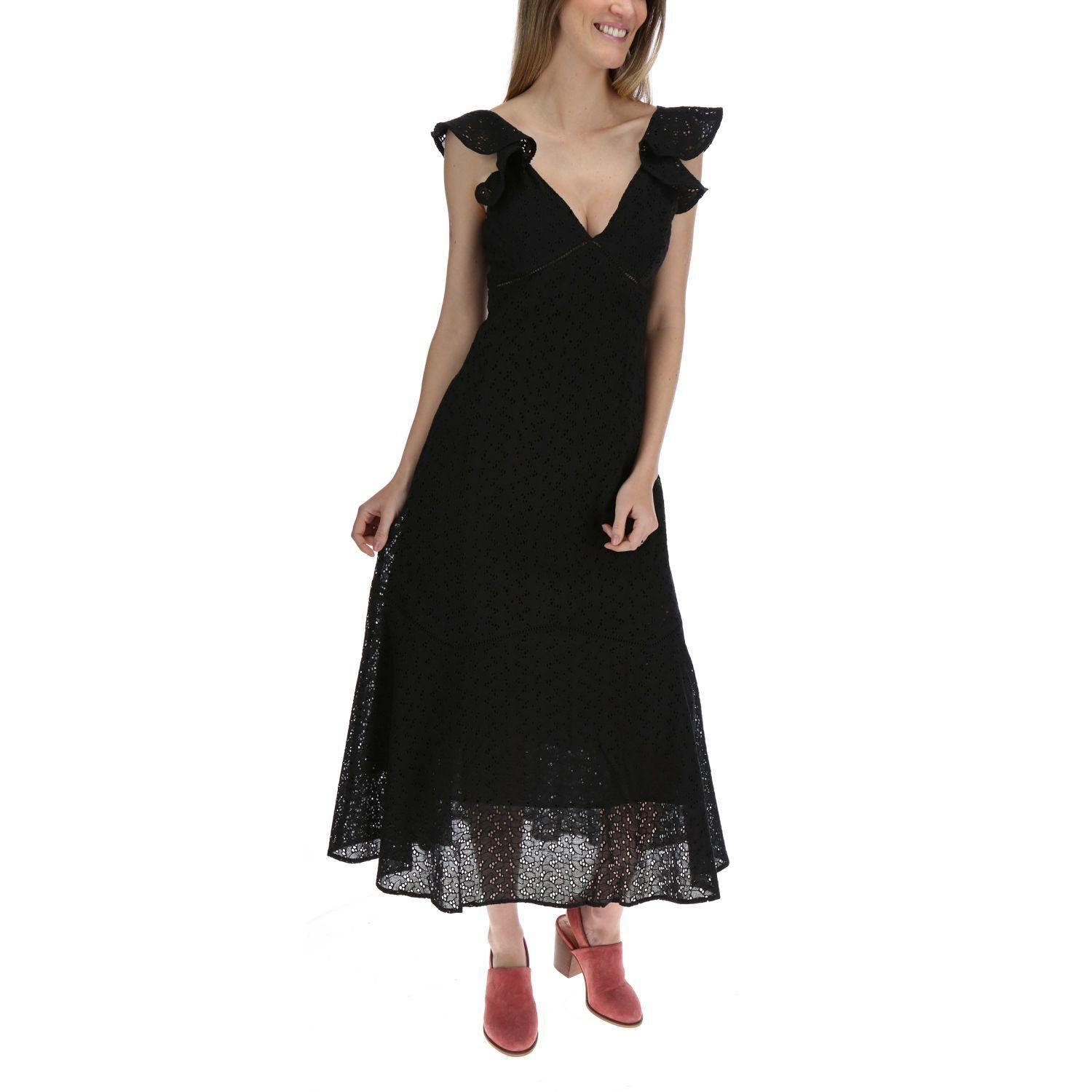 Vestido Largo Mujer Minka Negro-3