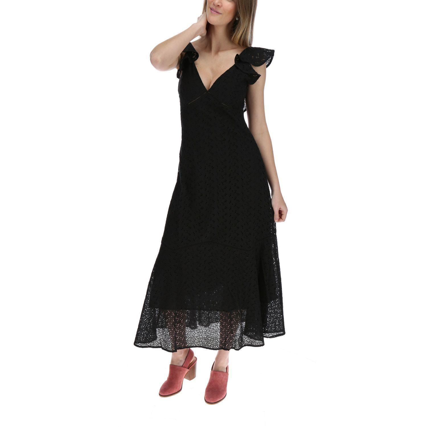 Vestido Largo Mujer Minka Negro-4