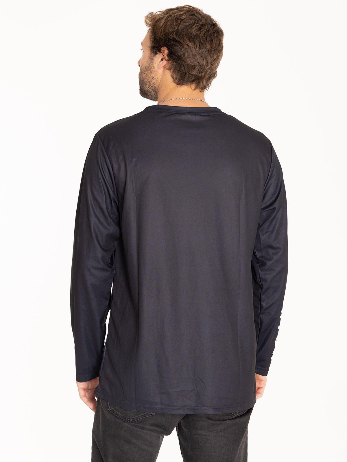 Polera Manga Larga Mtb Black Ls M Negro Hombre-3