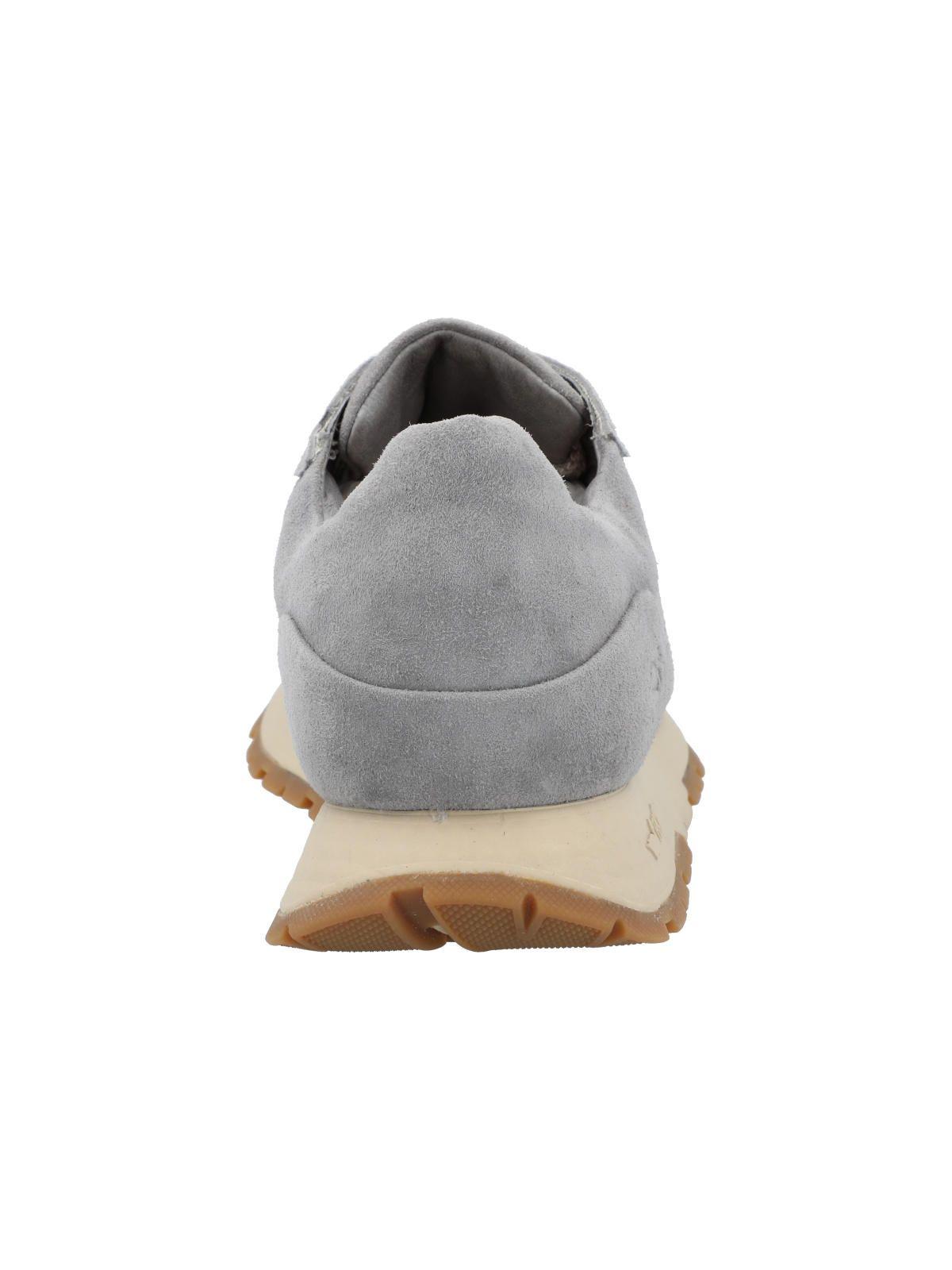 Zapatilla Cuero Mujer Thao Gris-6