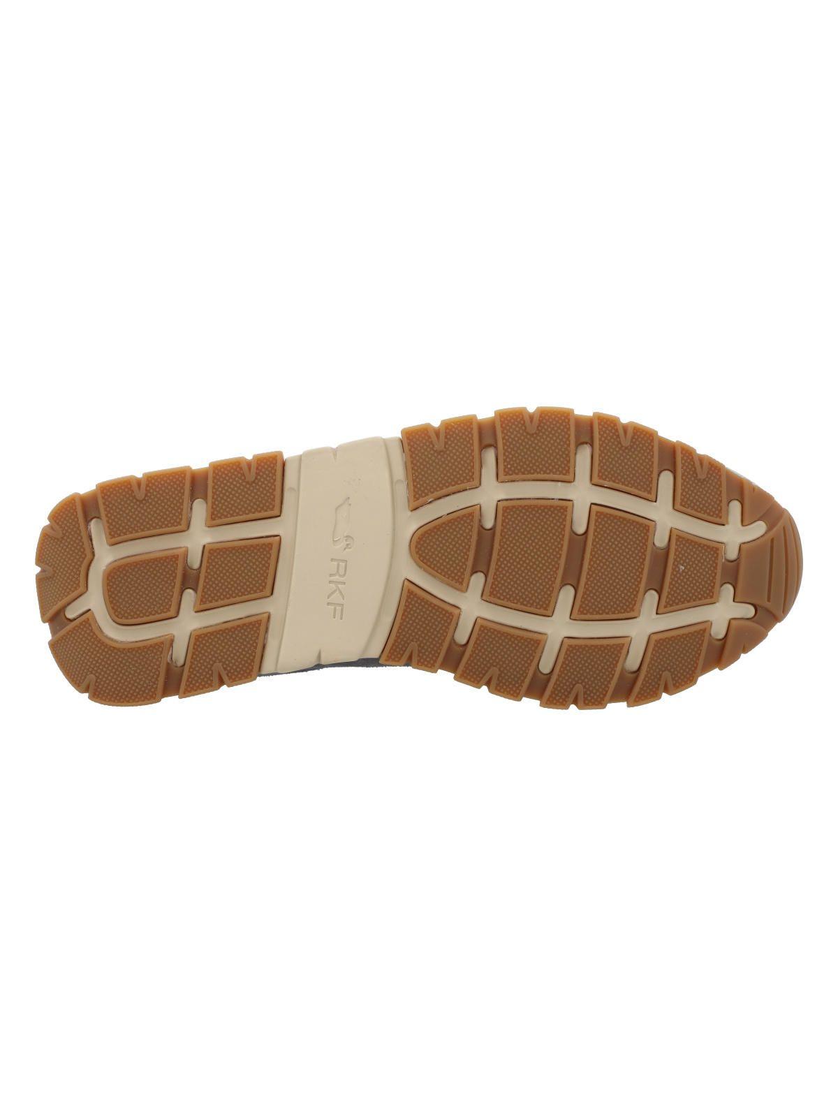 Zapatilla Cuero Mujer Thao Gris-7