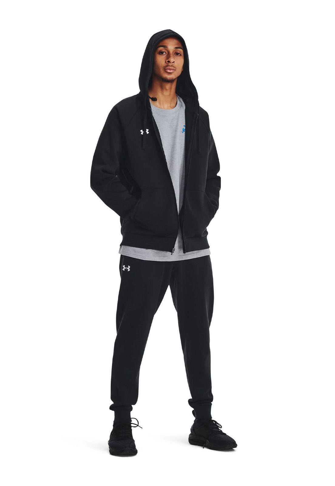 Polerón UA Rival Fleece para Hombre Negro-5