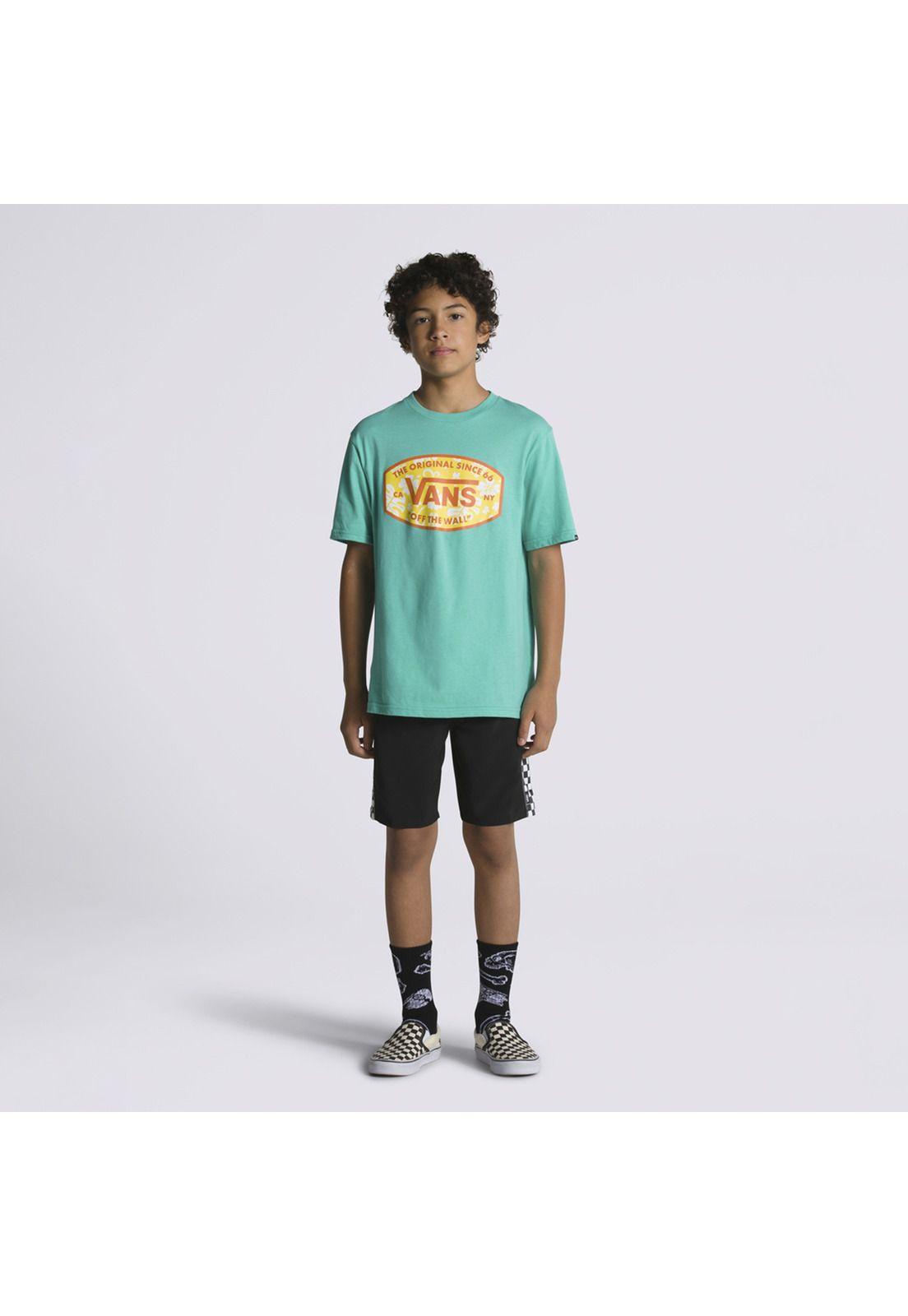 Polera Manga Corta Always Aloha Ss Celeste Niño-3