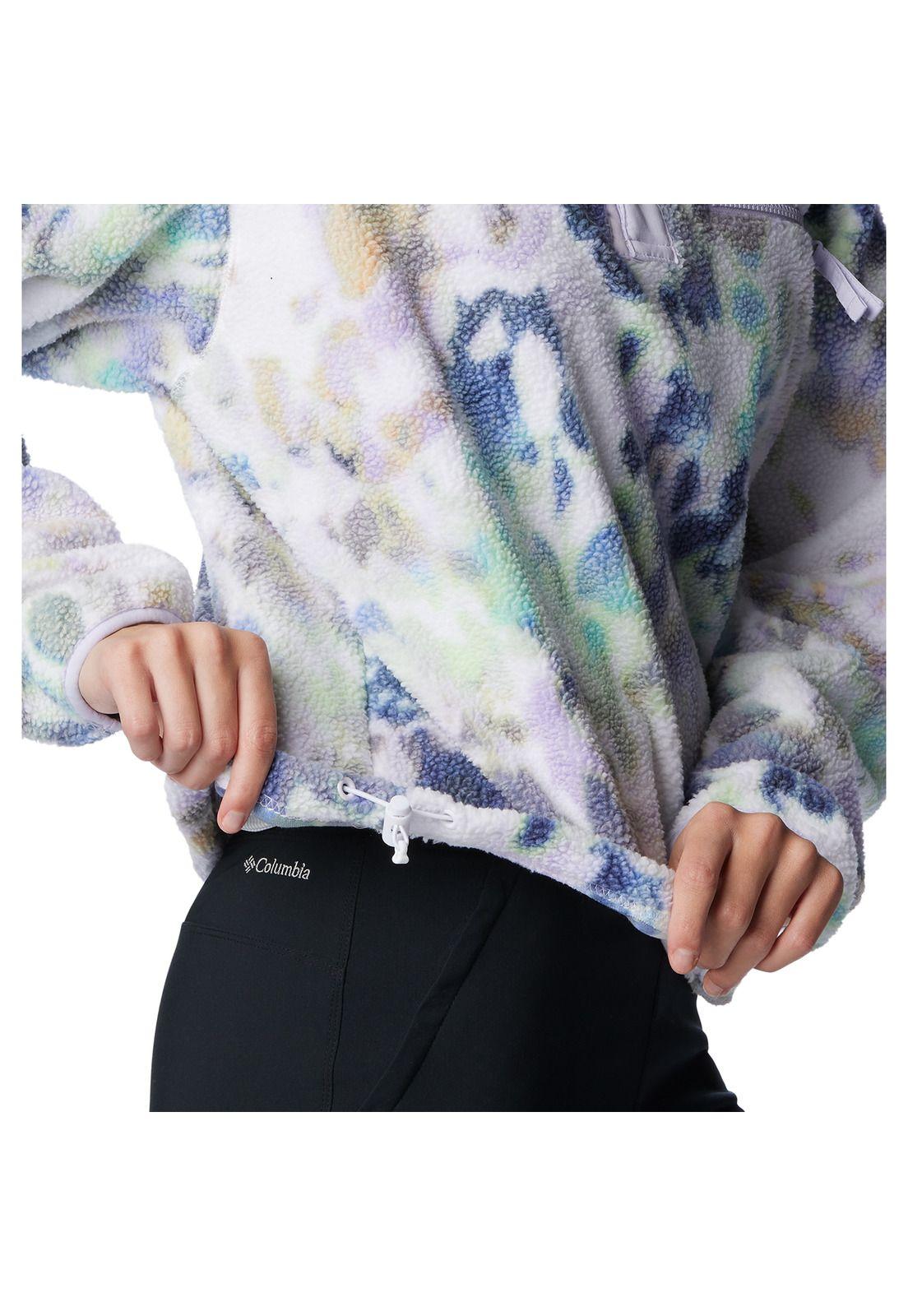 Polar Mujer Helvetia Half Snap Blanco-3