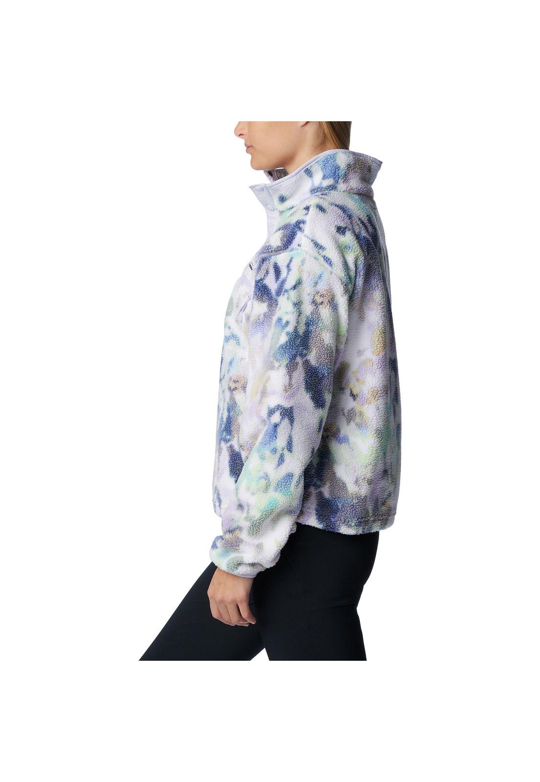 Polar Mujer Helvetia Half Snap Blanco-4
