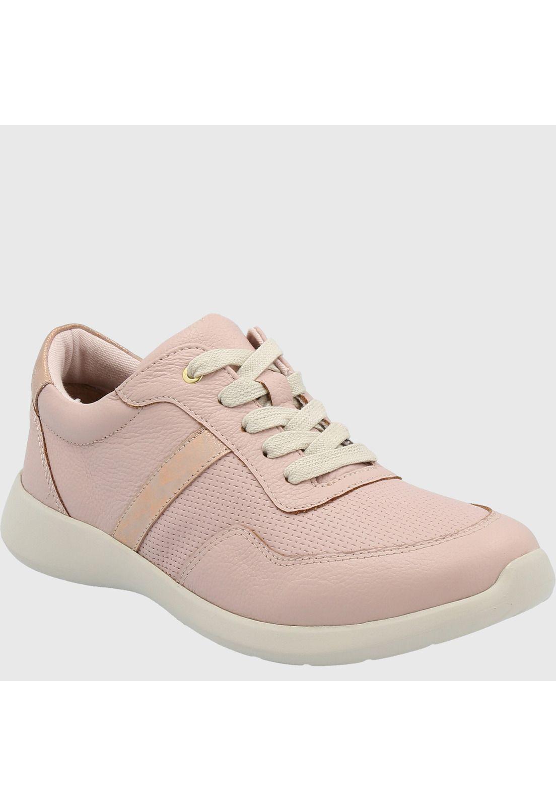 Zapatilla Cuero Mujer Day Rosado-0