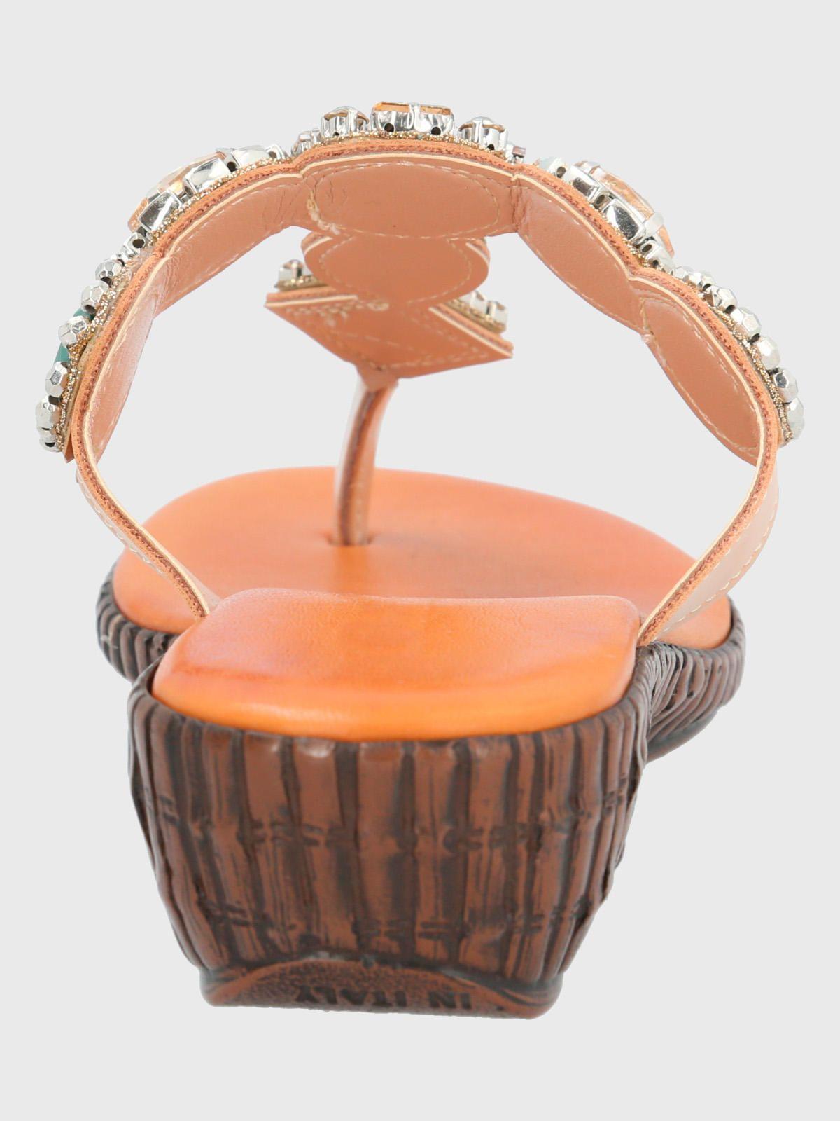 Sandalia Beige Mujer Rosetta -5