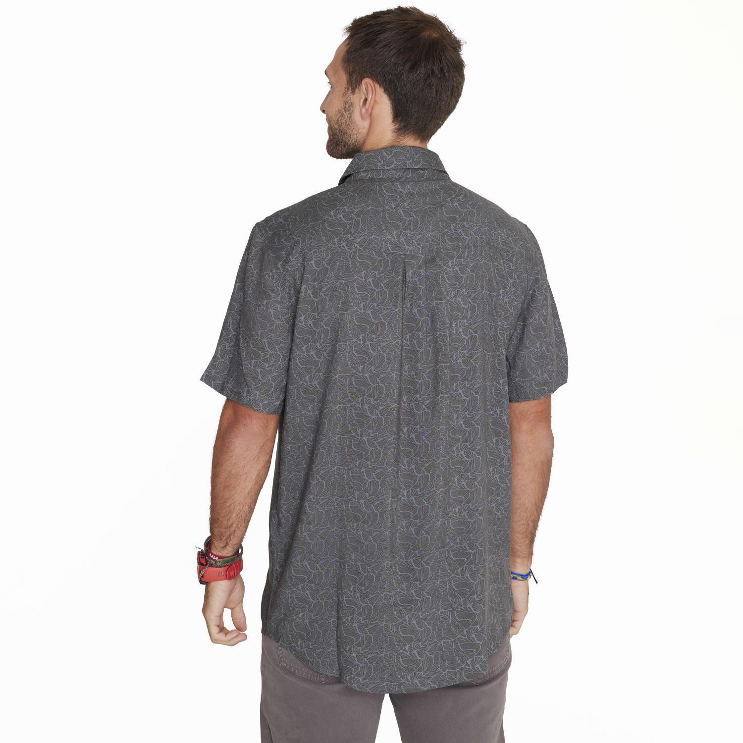 Camisa M/C Shirt Short Sleeve Gris Hombre-1