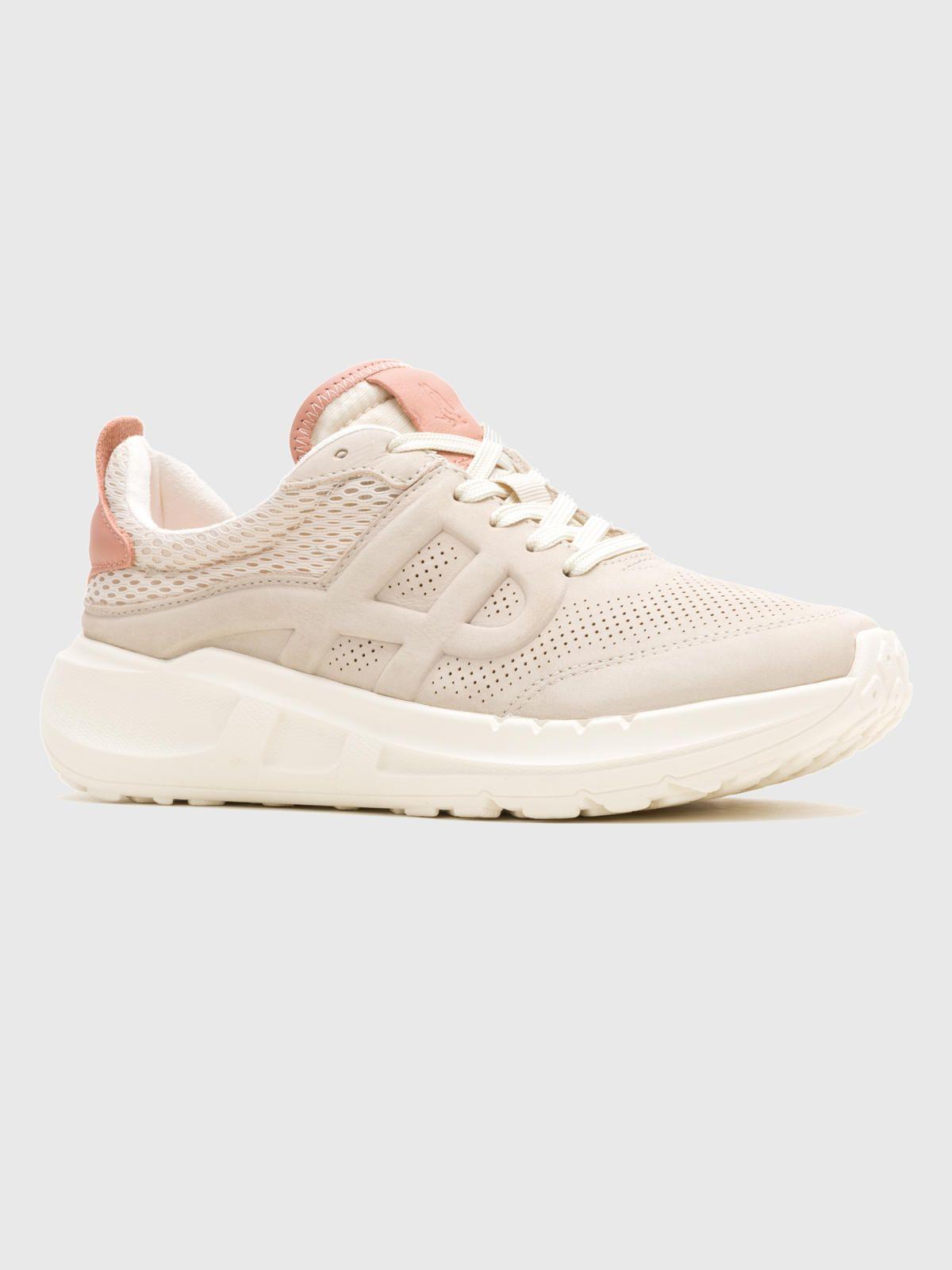 Zapatilla Cuero Mujer Svty8 Runner Beige-0