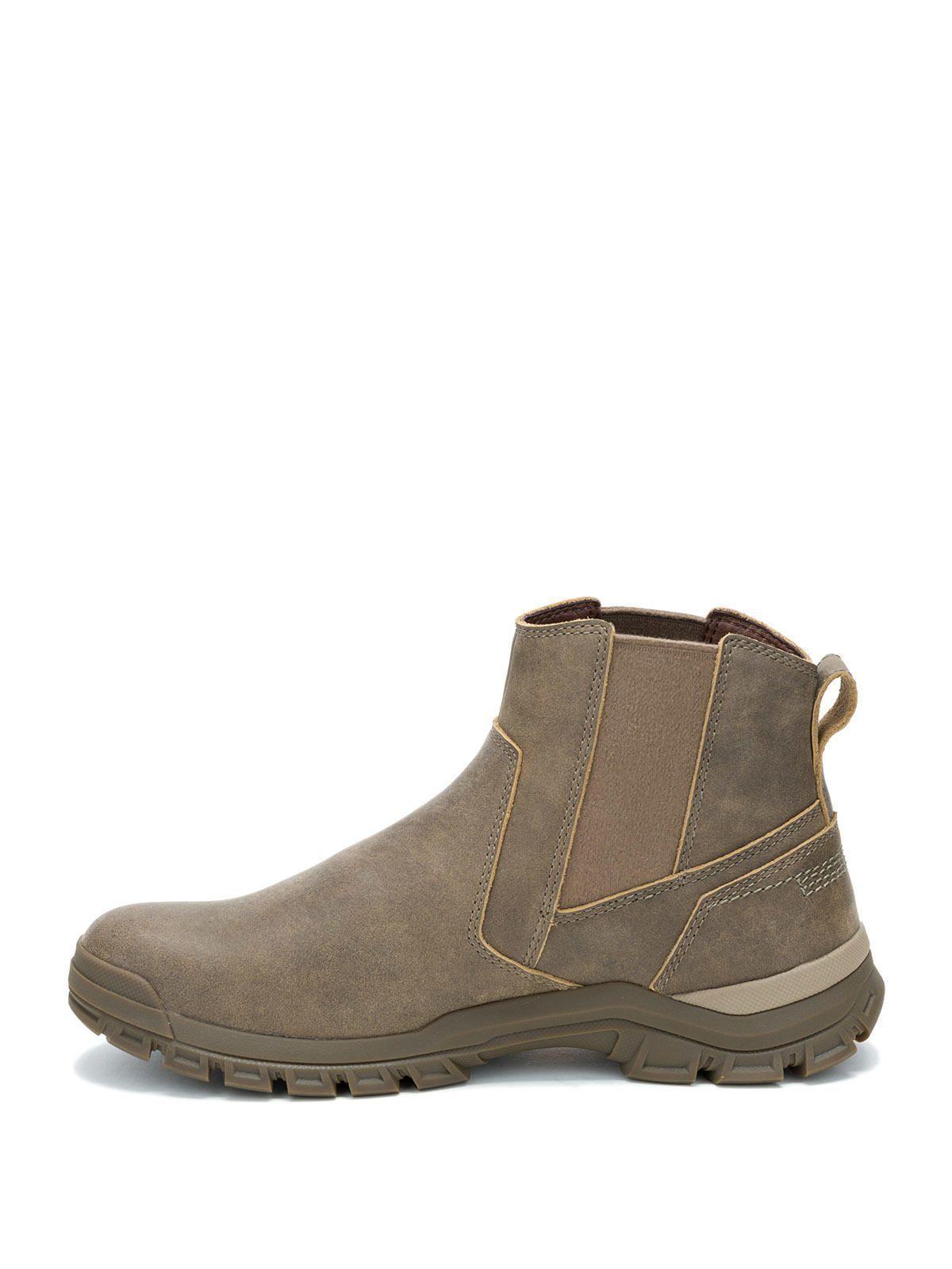 Botin Cuero Hombre Threshold Chelsea Café Oscuro-3