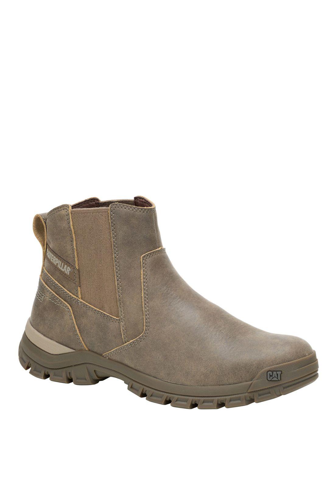Botin Cuero Hombre Threshold Chelsea Café Oscuro-0