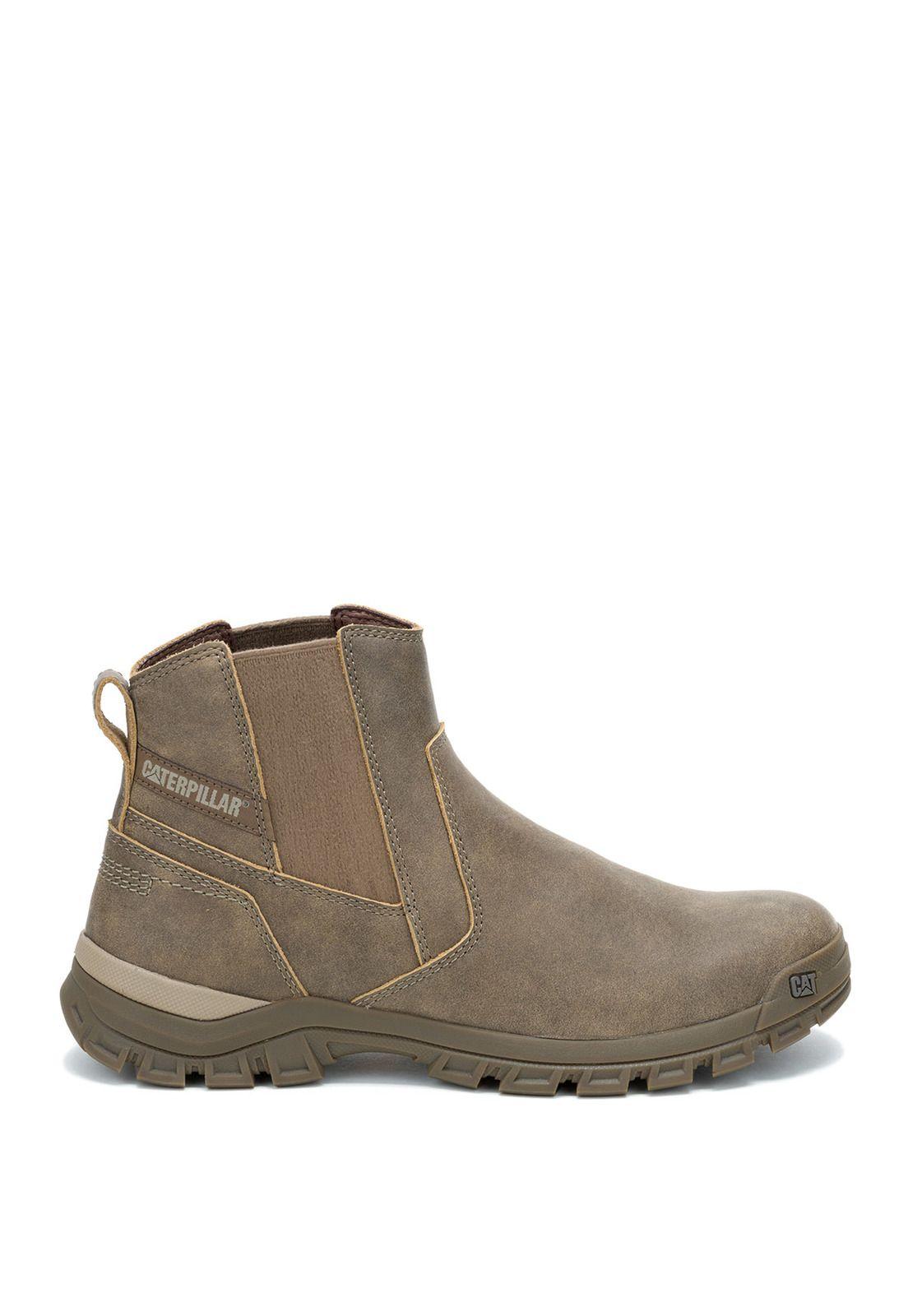 Botin Cuero Hombre Threshold Chelsea Café Oscuro-1