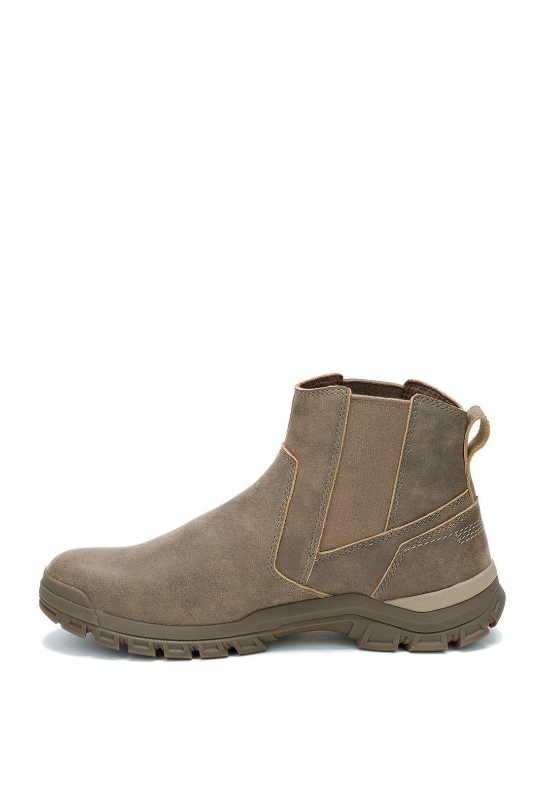 Botin Cuero Hombre Threshold Chelsea Café Oscuro-3