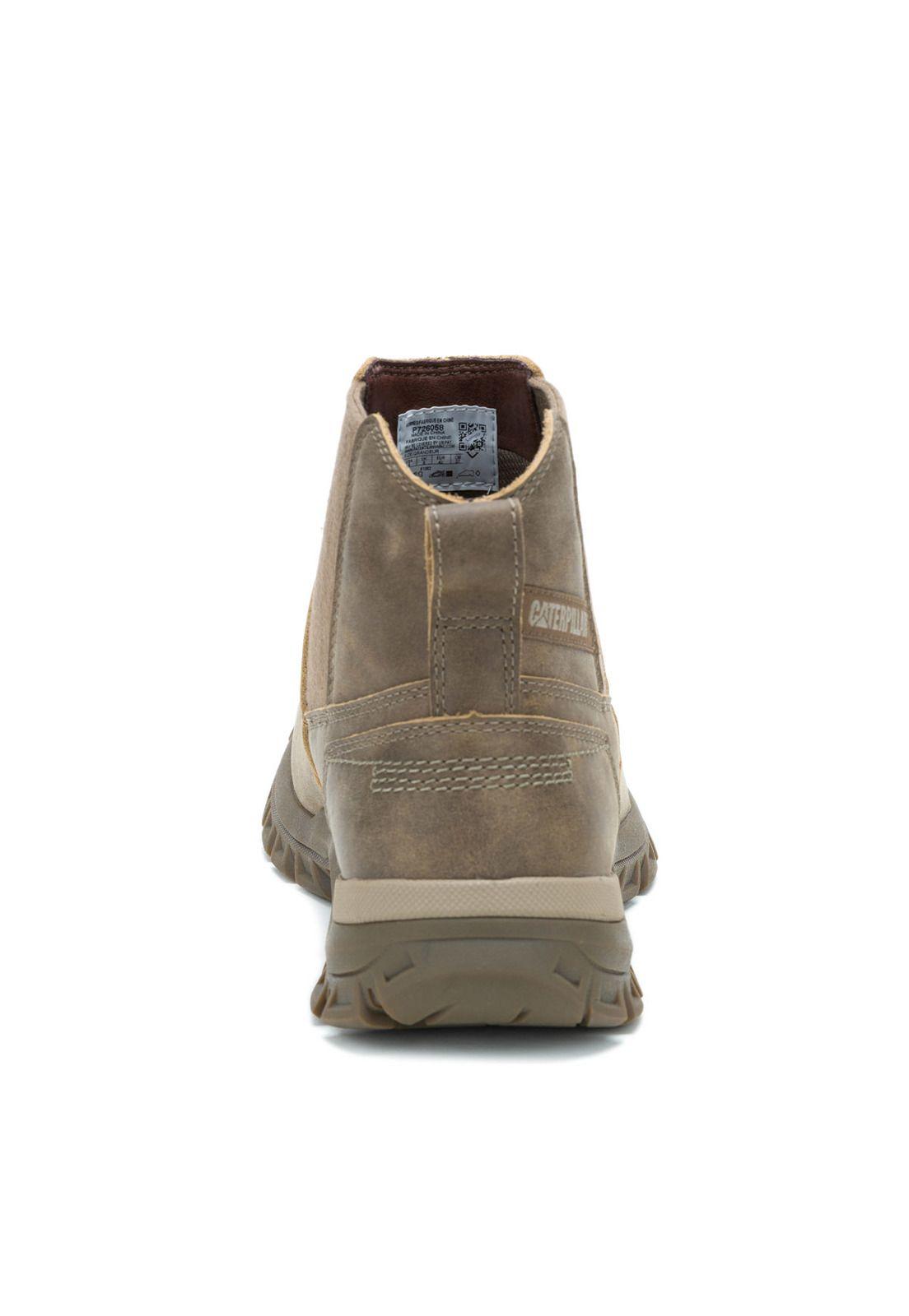 Botin Cuero Hombre Threshold Chelsea Café Oscuro-5