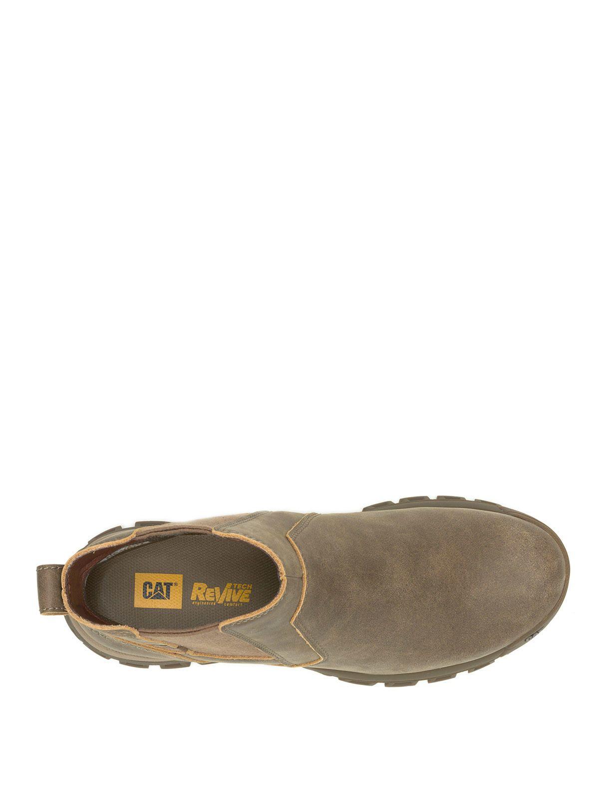 Botin Cuero Hombre Threshold Chelsea Café Oscuro-6