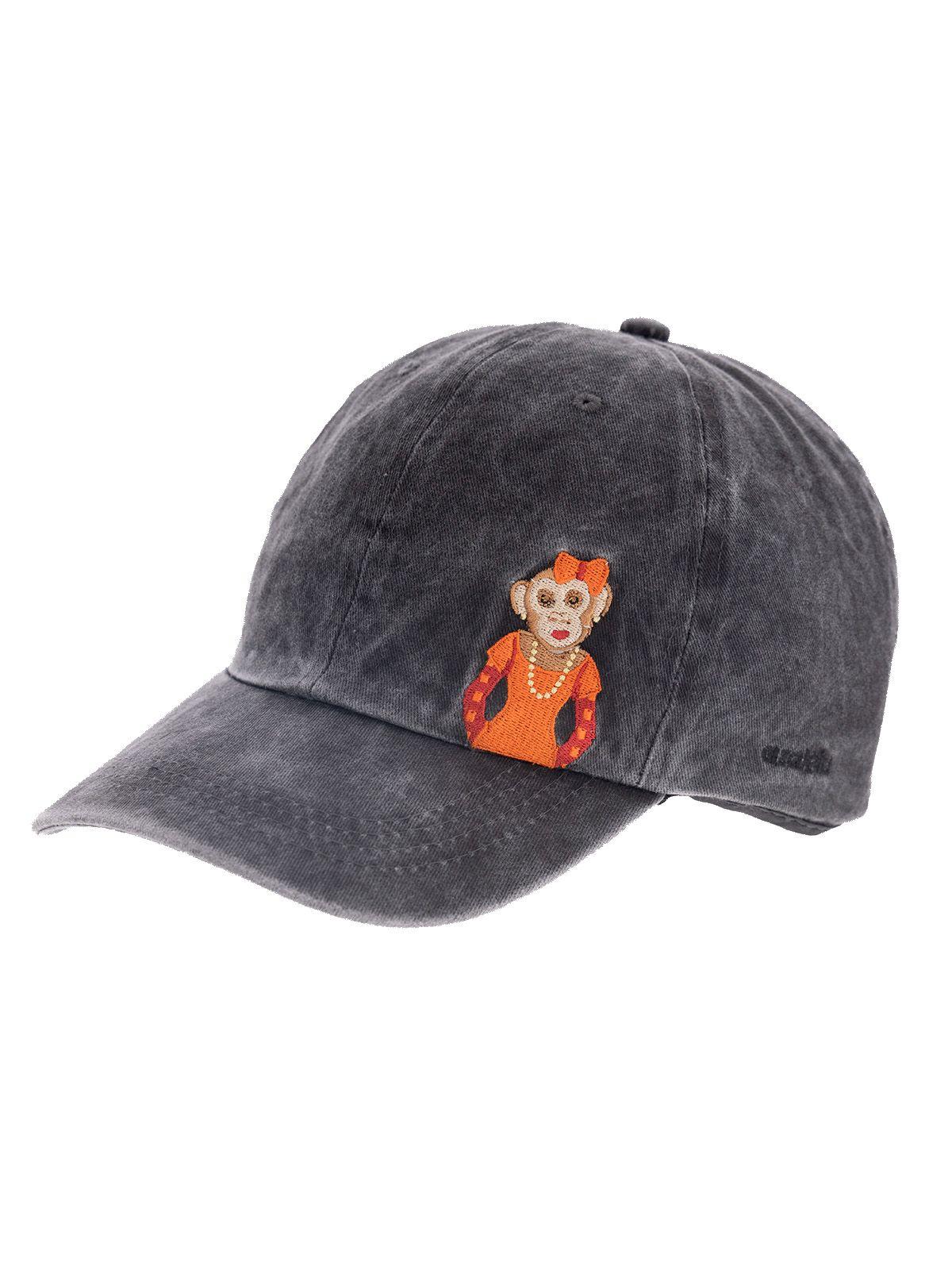 Jockey Algodón Mujer Monkey Cap Gris-0
