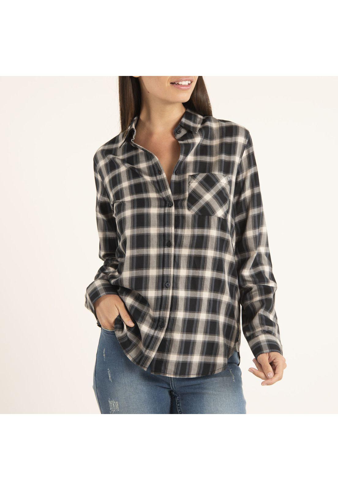 Blusa Mujer Clara Gris-1