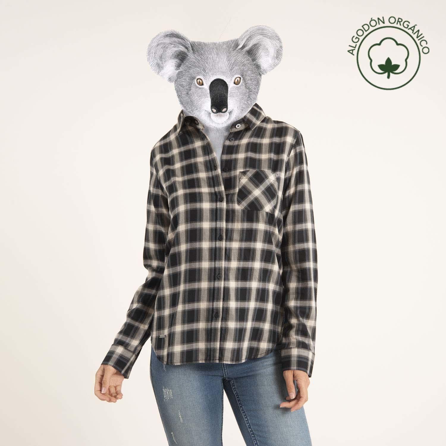 Blusa Mujer Clara Gris-0