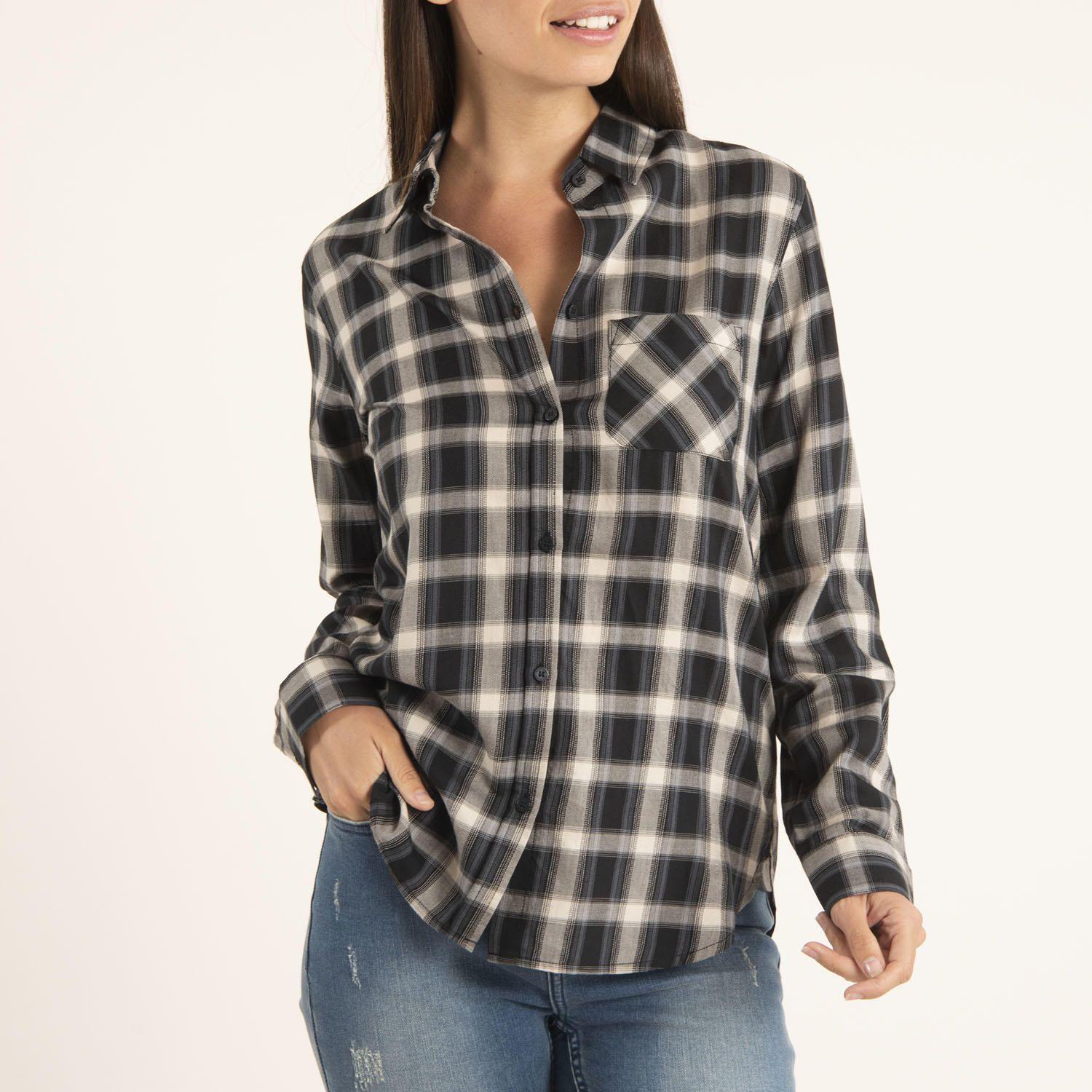 Blusa Mujer Clara Gris-1