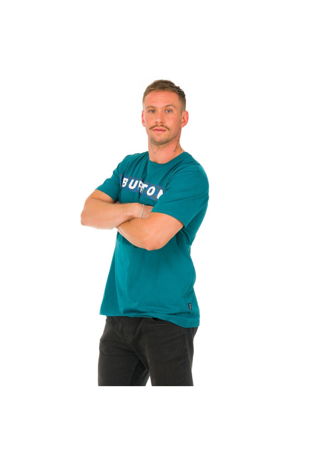 Polera M/C Hombre Dusty Logo Verde Oscuro -1