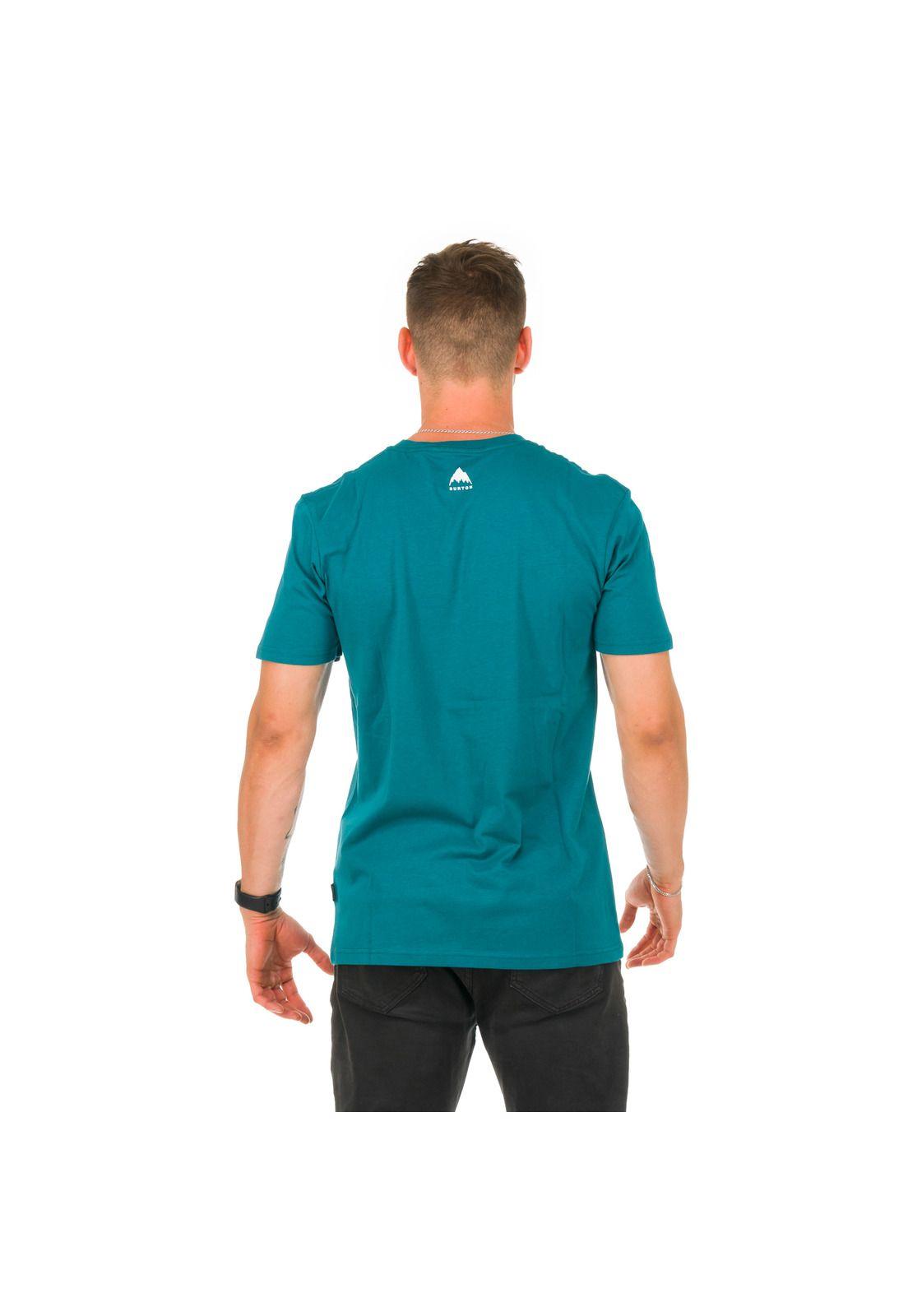 Polera M/C Hombre Dusty Logo Verde Oscuro -2