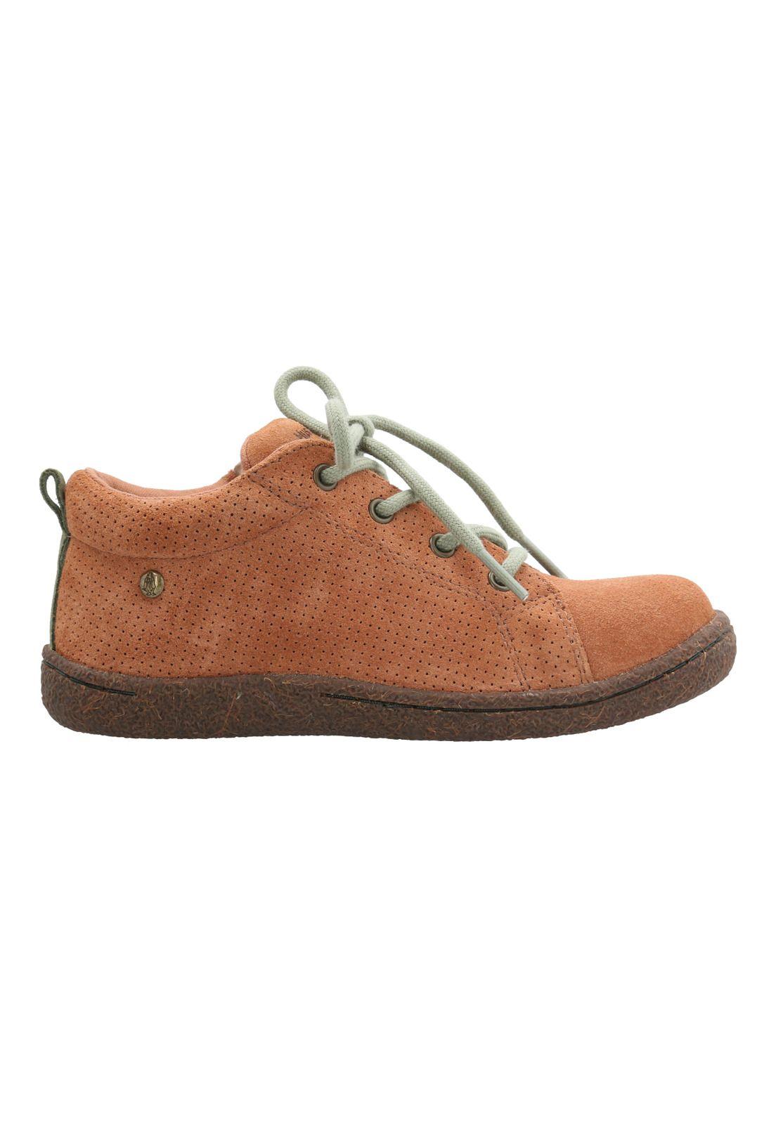 Zapatilla Cuero Hervey Niño Café-0