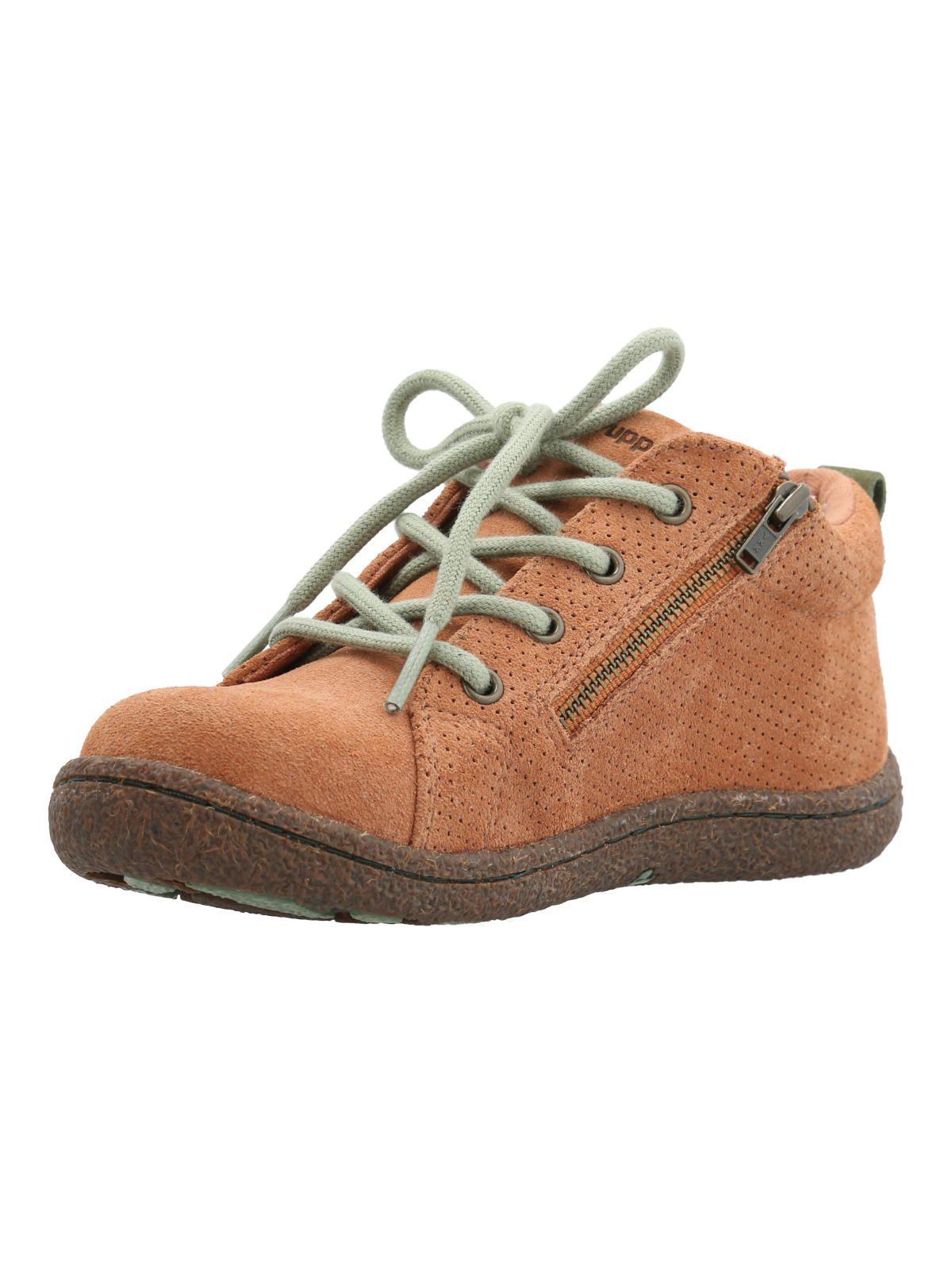 Zapatilla Cuero Hervey Niño Café-4