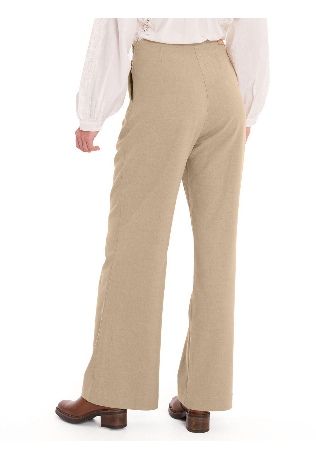 Pantalón Mujer Hornacal Beige-6