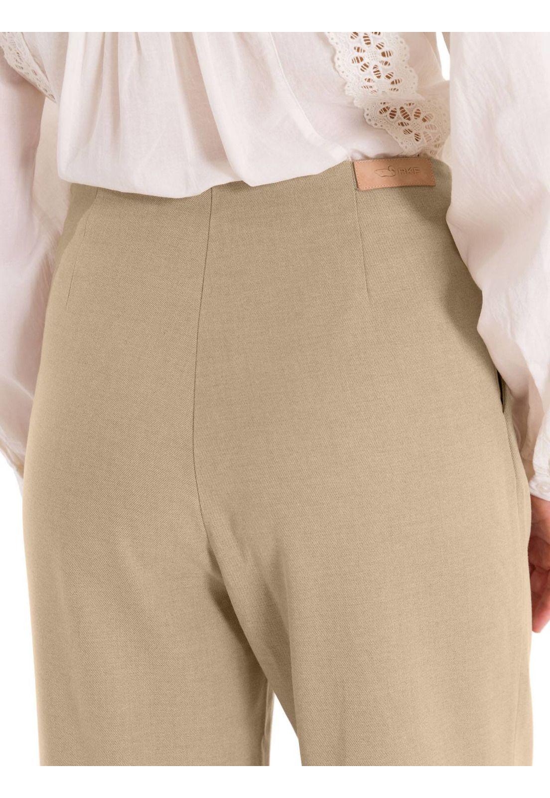 Pantalón Mujer Hornacal Beige-8