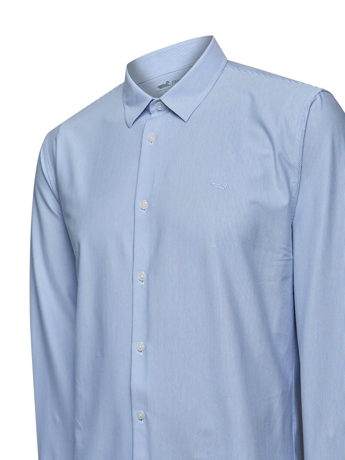Camisa Algodón Hombre Rove Azul-3