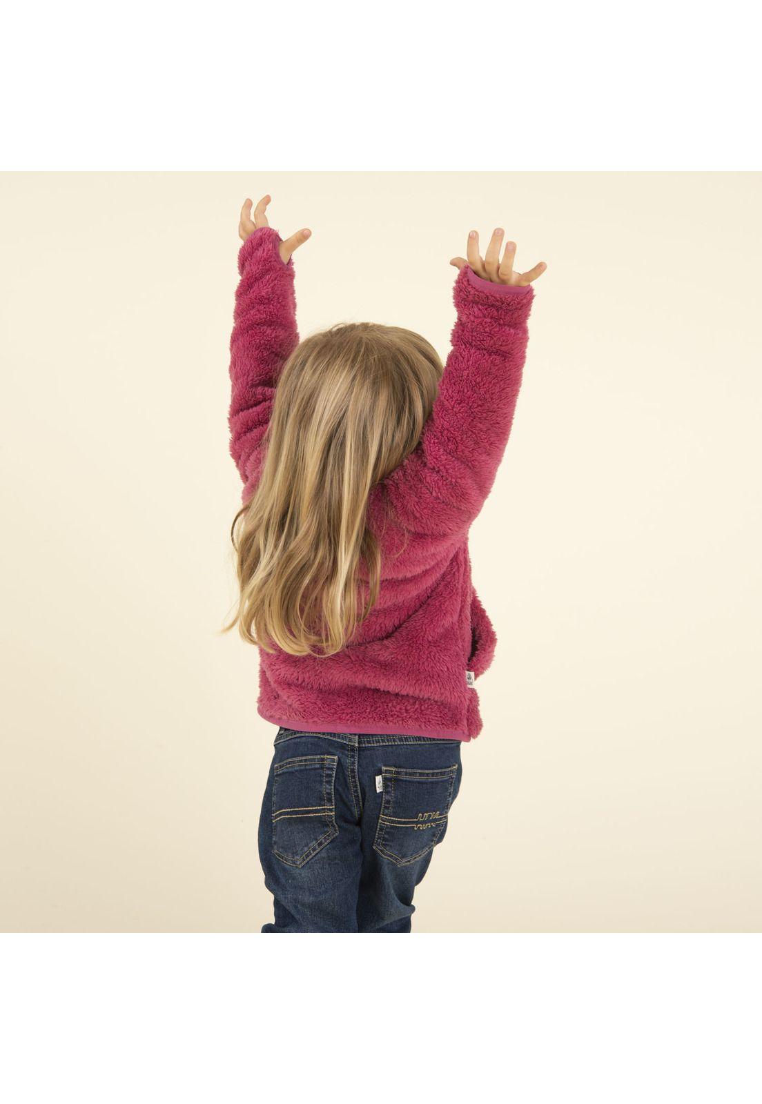 Polar Niña Peludo Fucsia-2
