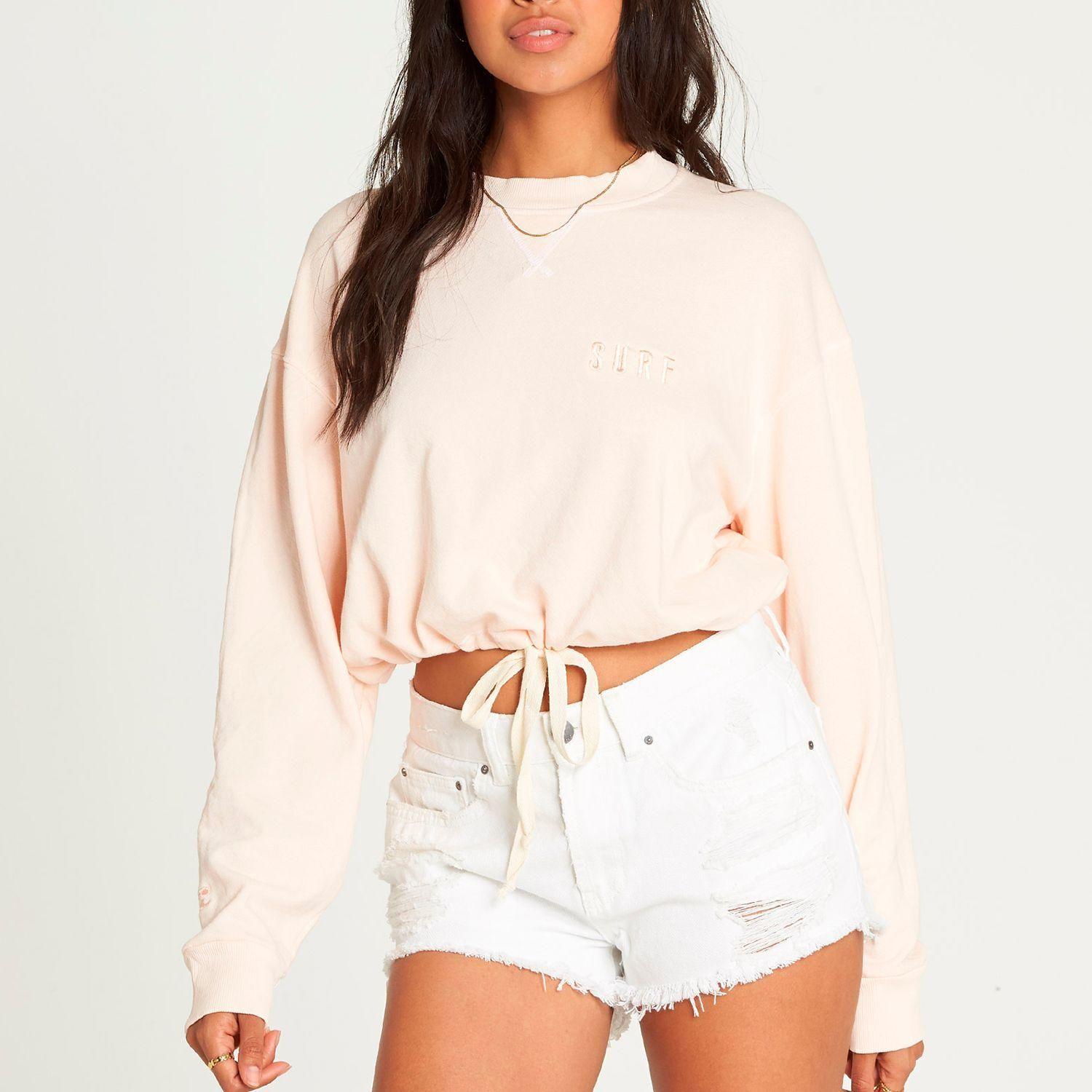 Poleron Mujer Faded In The Sun Naranjo-0