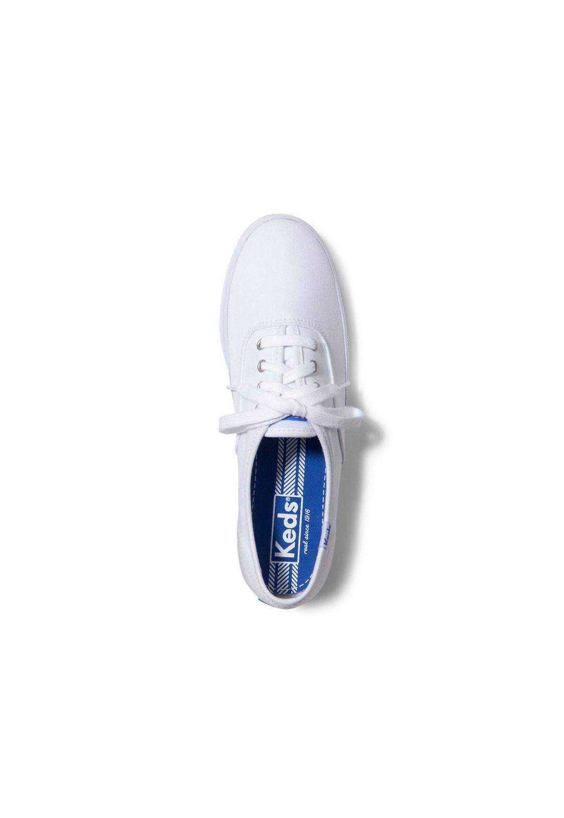 Zapatilla Canvas Mujer Champion Blanca Keds-3
