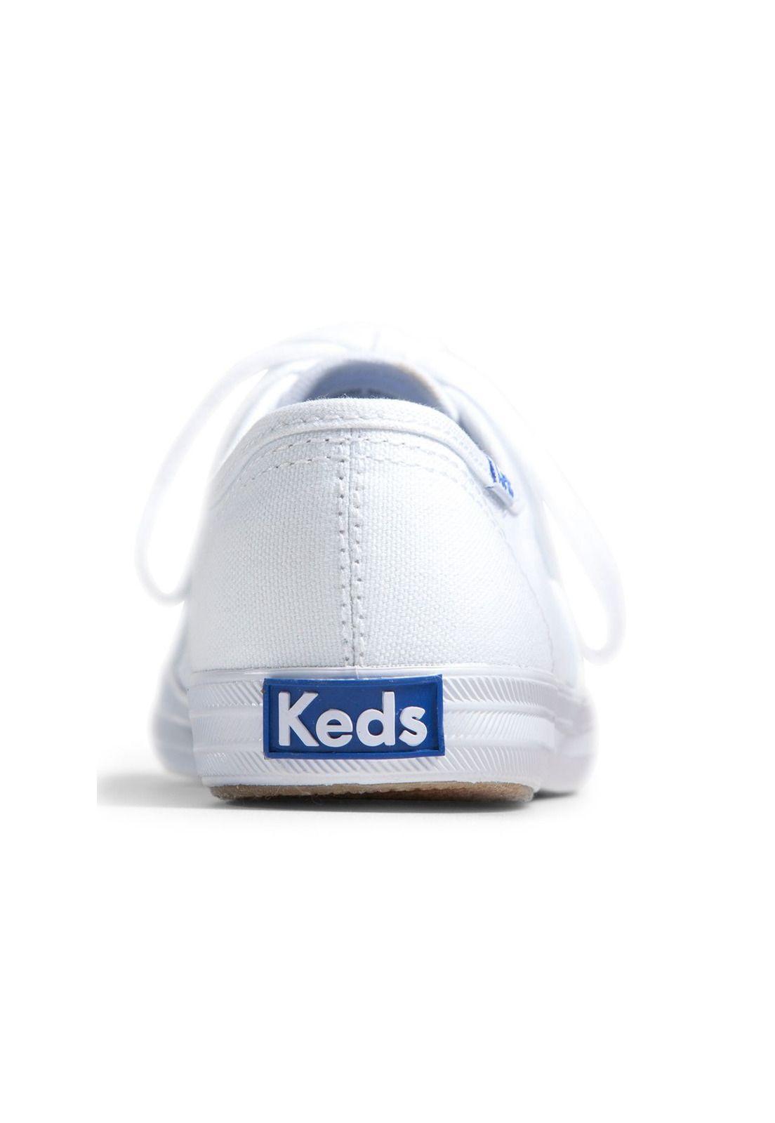 Zapatilla Canvas Mujer Champion Blanca Keds-4