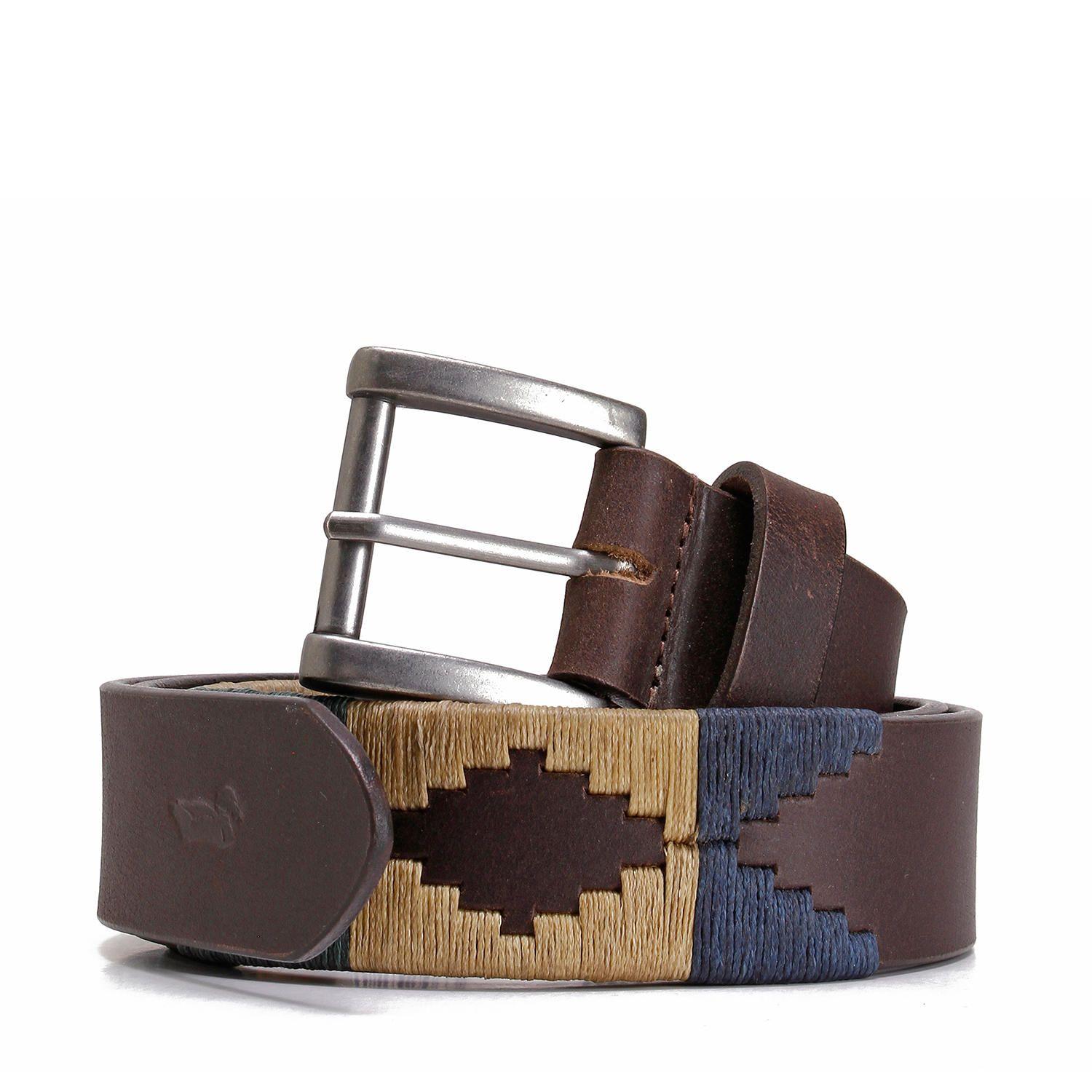 Cinturon Cuero Ethnic Chocolate Hombre Rockford-0