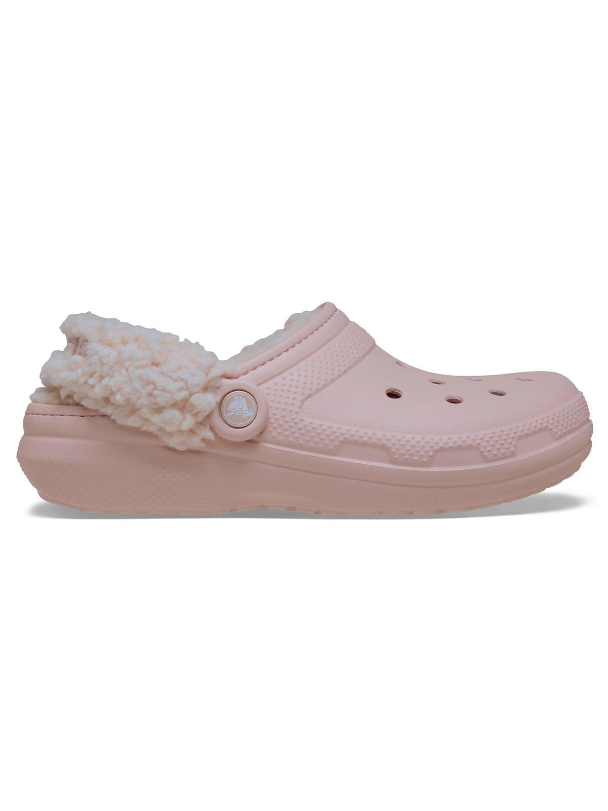 Zueco Mujer Classic Fleece Lined Rosado-0