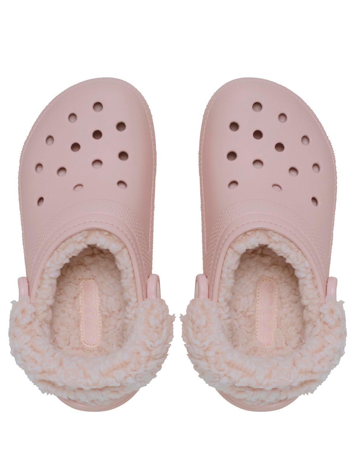 Zueco Mujer Classic Fleece Lined Rosado-1