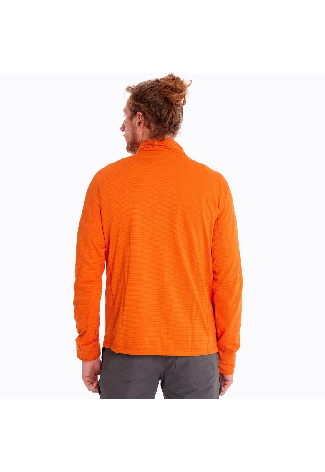 Polerón Hombre Trail Running Cross Naranjo-1